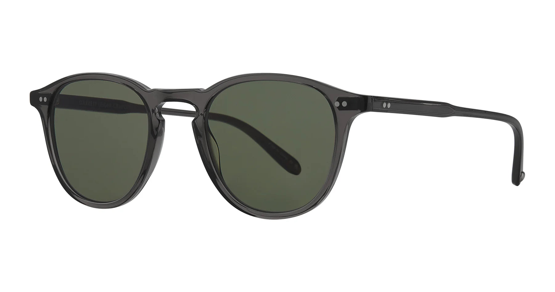 Garrett Leight Hampton 2001 BLGL SF Pure G15 Sunglasses - Classic Aviator Style for Men & Women - Perfect for Outdoor Activities, Travel, and Fashion Accessories