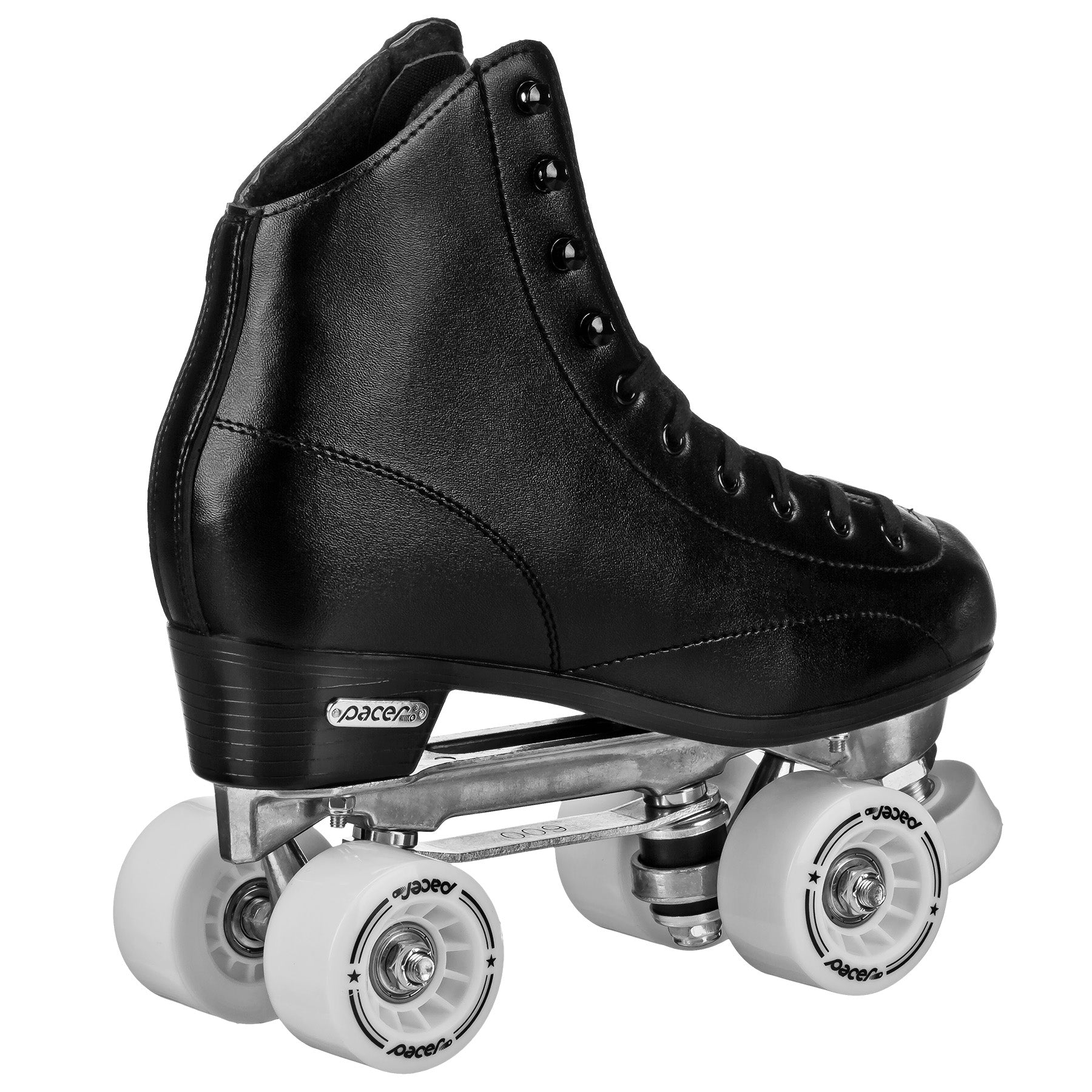 Stratos High-Top Men's Roller Skates - Premium Quad Roller Skates for Adults with Adjustable Toe Stops - Perfect for Indoor & Outdoor Skating, Rink, Park, and Fitness Roller Skating