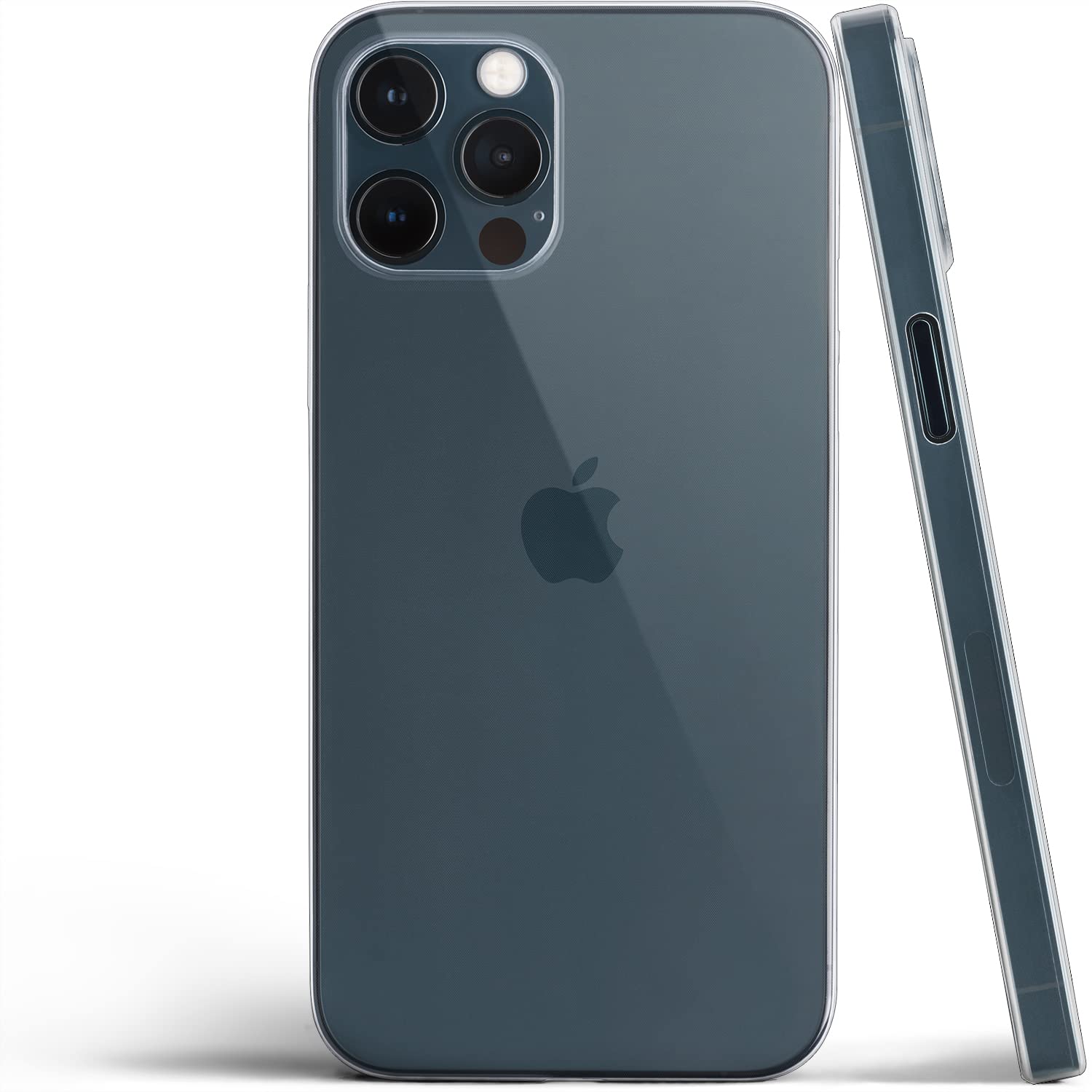 Ultra Thin Clear iPhone 12 Pro Max Case - Totallee Minimalist Transparent Cover | Slim Protection for Everyday Use & Travel