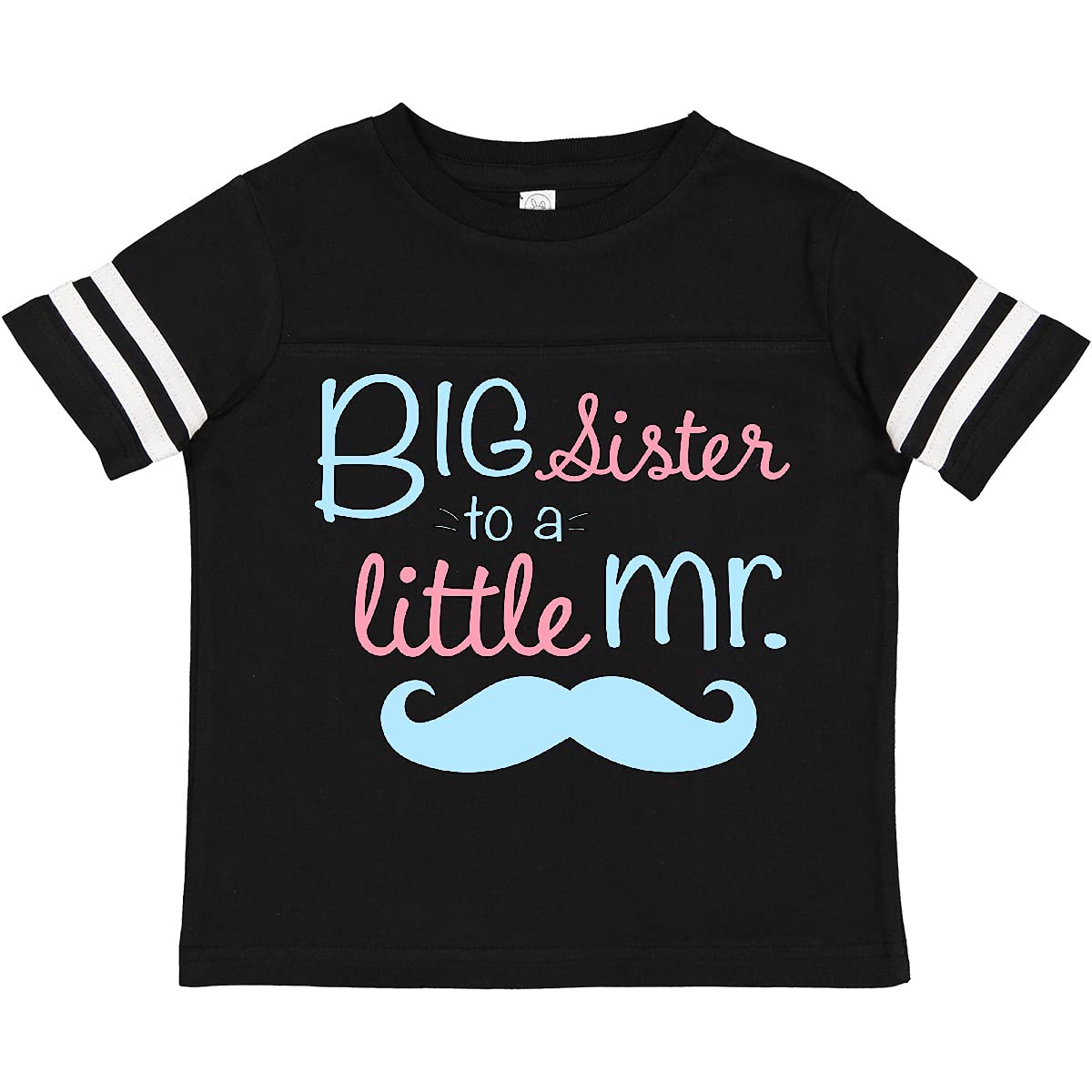 Big Sister to a Little Mr Toddler T-Shirt - Cute Sibling Matching Outfit for Family Photos & Special Occasions