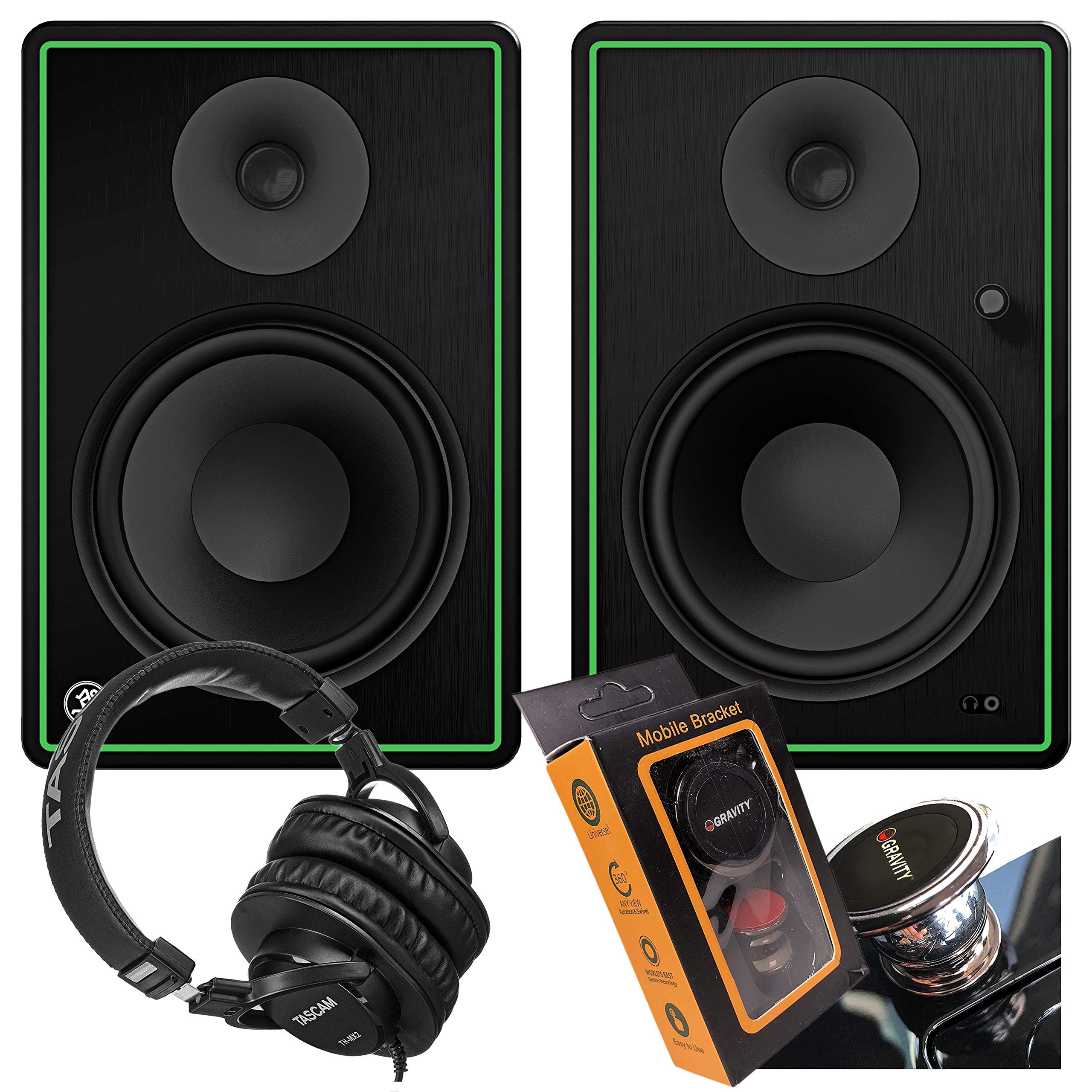 Mackie CR8-XBT 8 Inch Active Studio Monitor Speakers with Bluetooth - 8