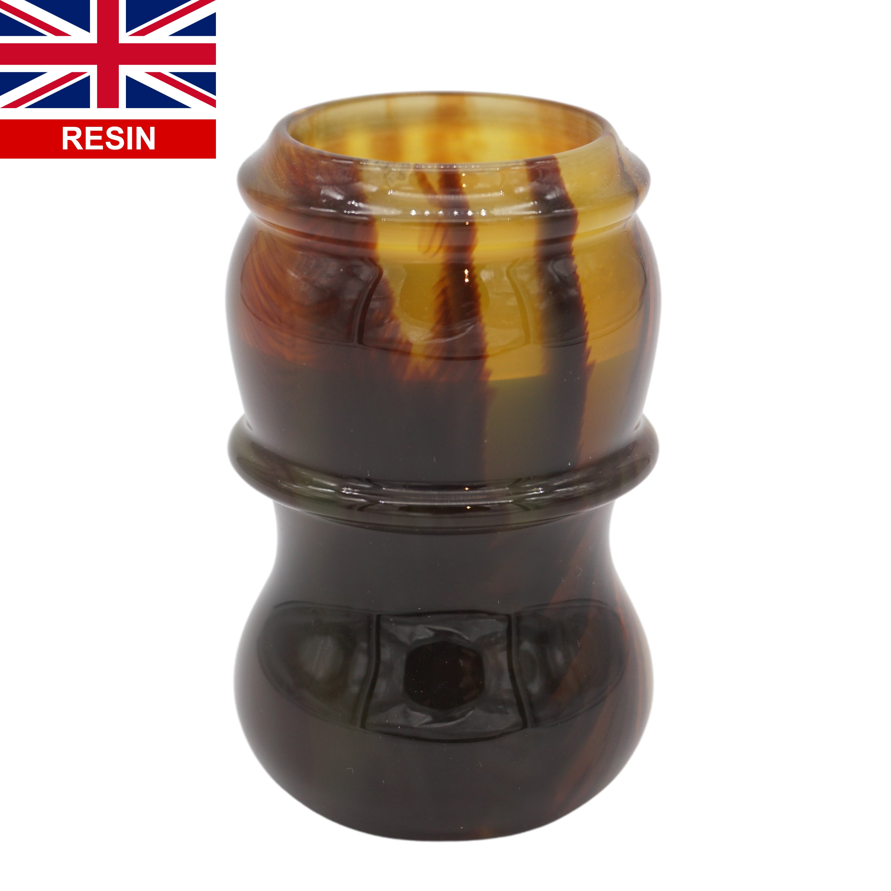 Premium Tortoise Handcrafted Shaving Brush Handle for 24mm & 26mm Knots - Luxury Wet Shaving Accessory for Men's Grooming & Barber Shop Use