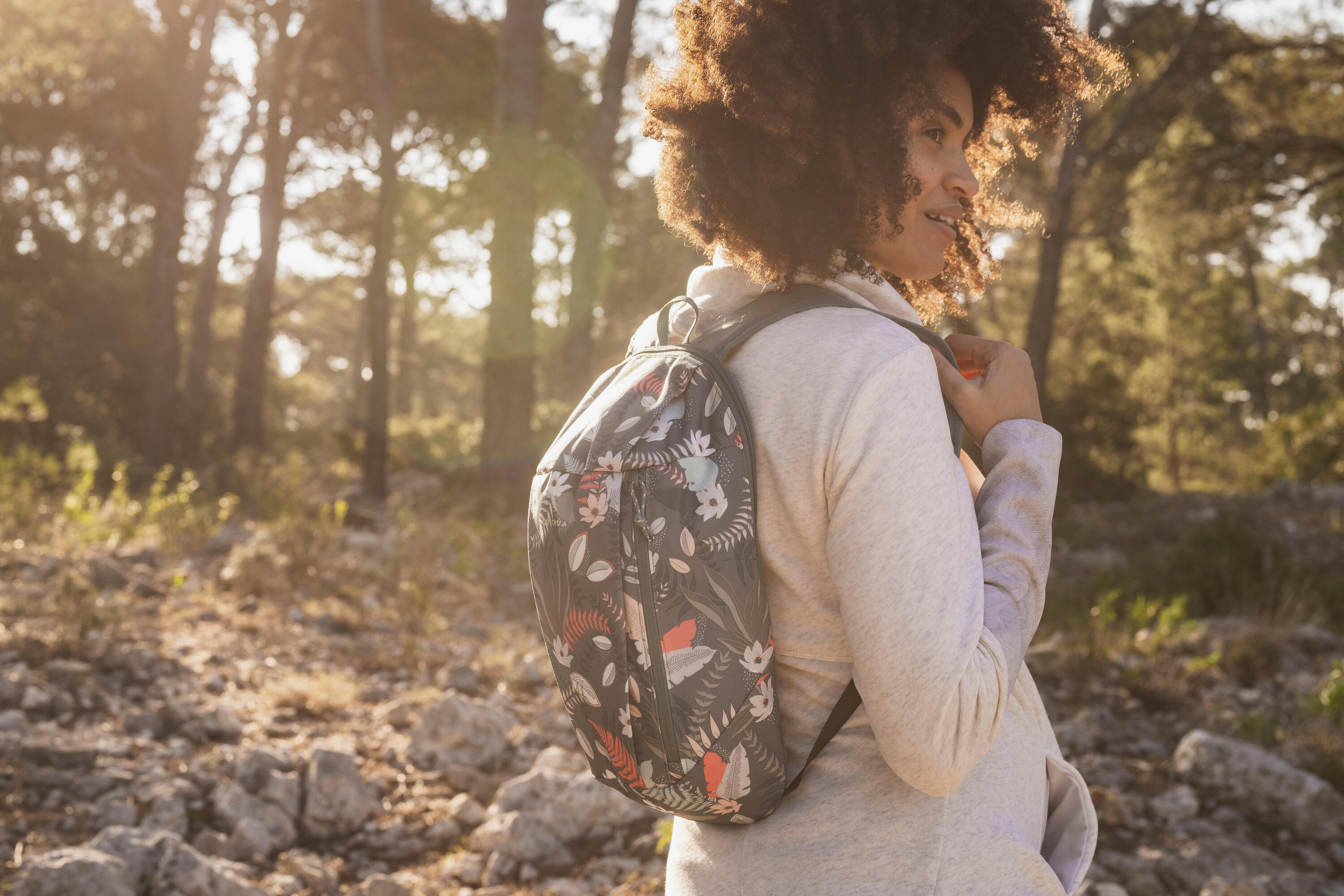 Quechua NH100 10L Lightweight Hiking Backpack - Water-Resistant Daypack for Outdoor Adventures, Camping & Travel