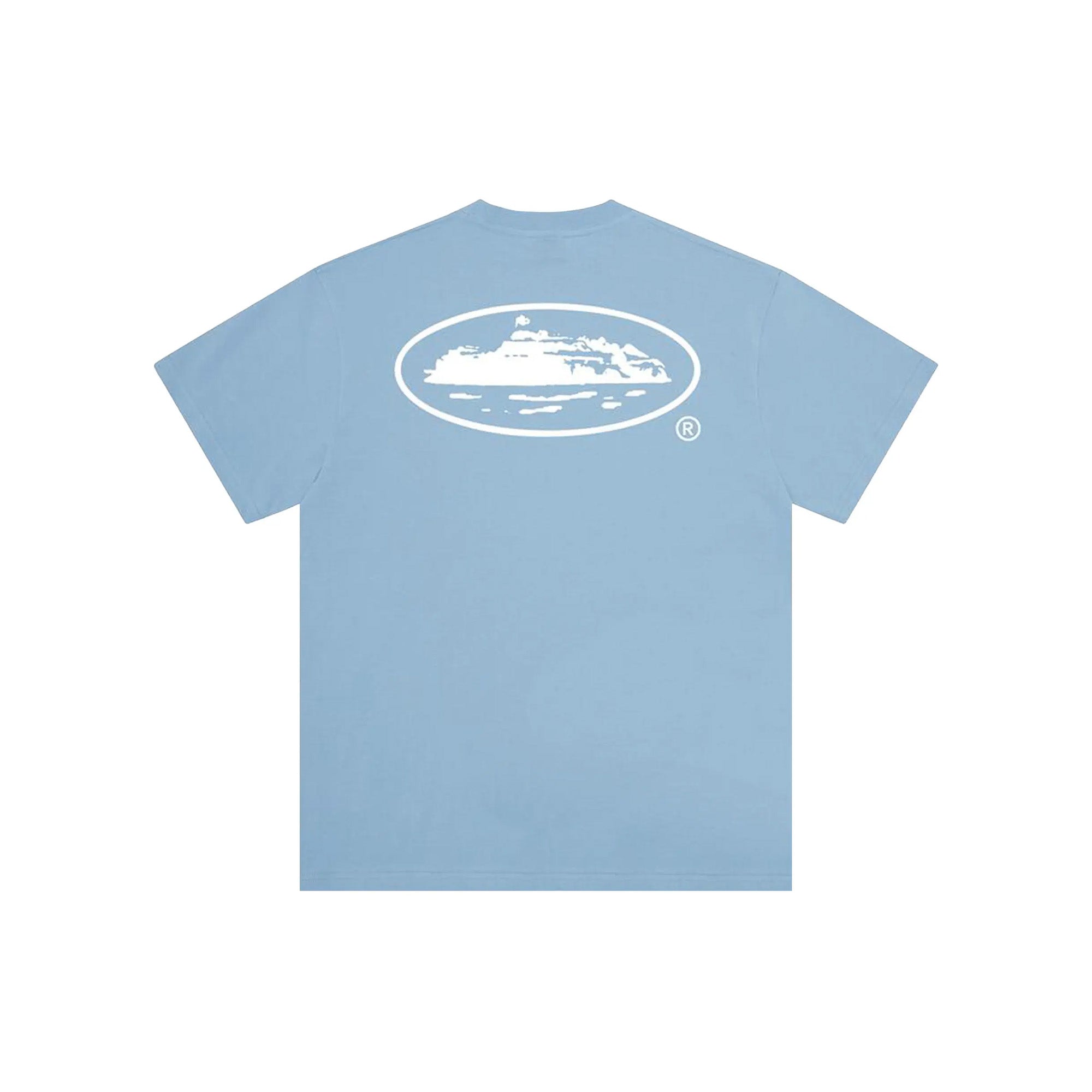 Corteiz OG Island Tee 'Baby Blue' (2025) - Premium Cotton Streetwear T-Shirt for Men | Casual Wear, Summer Outfits & Street Style Fashion