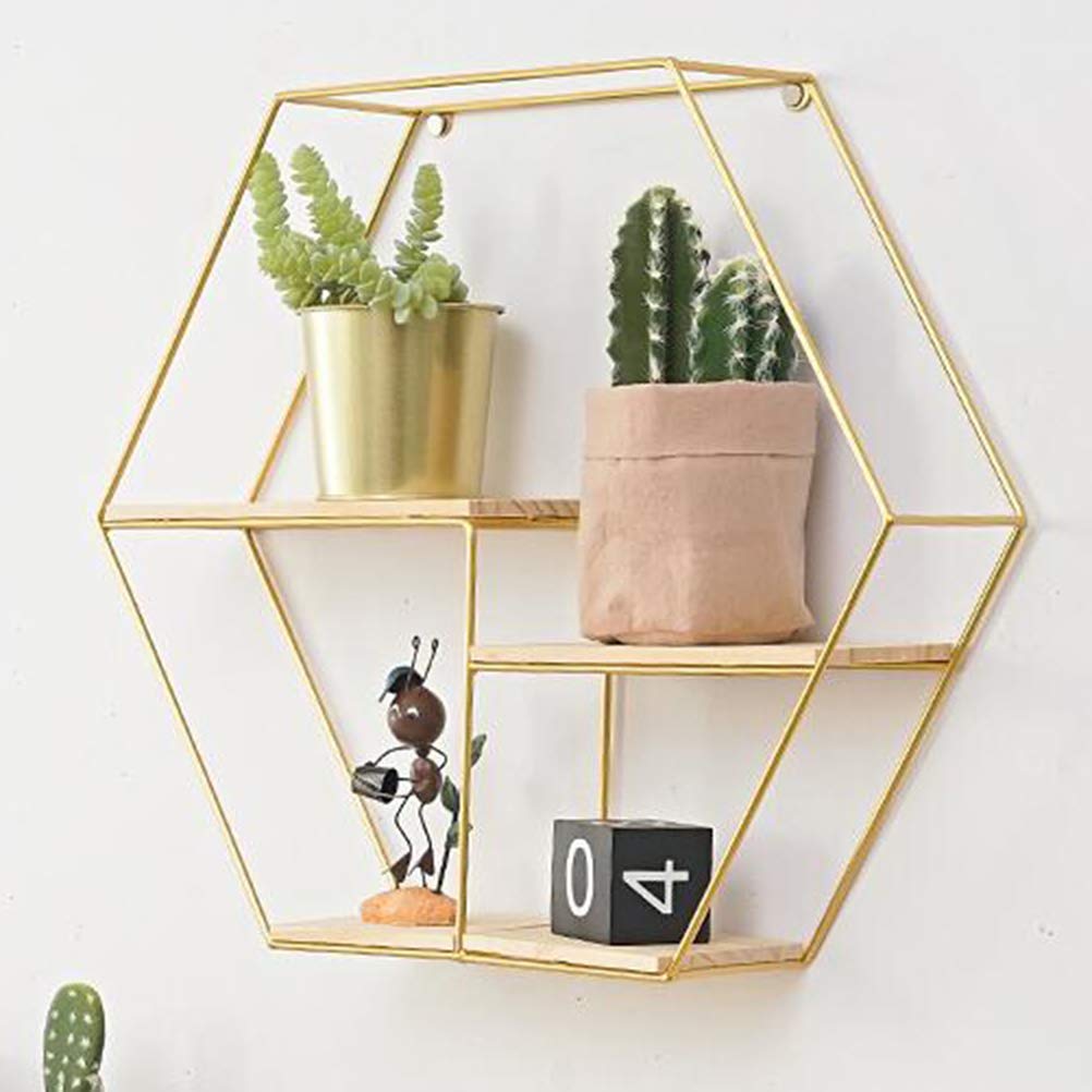 Double-Layer Wall Mounted Shelf - Cabilock Space Saving Storage Rack for Kitchen, Bathroom & Office Organization