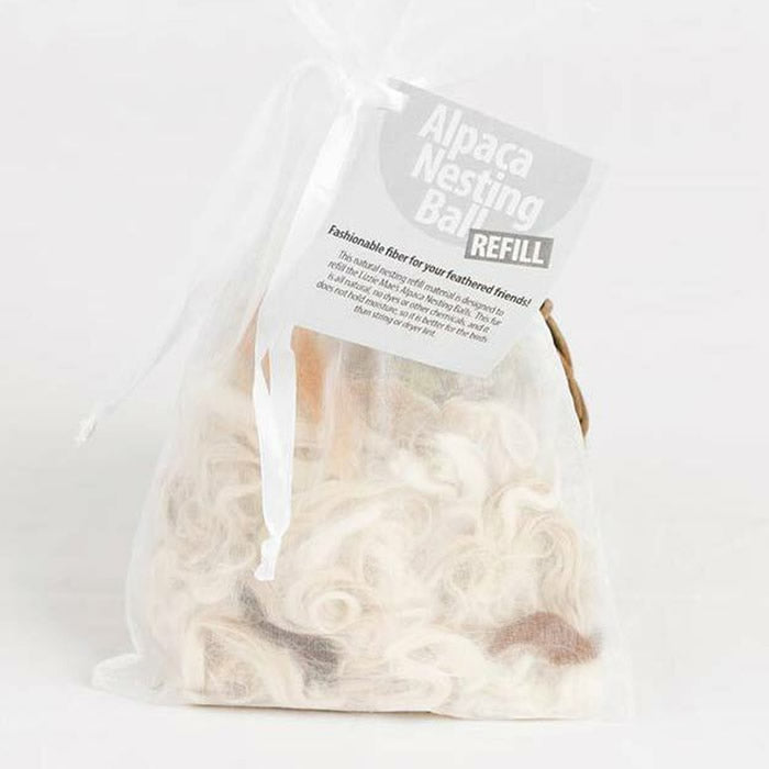 Premium Alpaca Wool Nesting Refill for Cozy Winter Bedding - Soft & Hypoallergenic Material for Blankets, Quilts, and Home Decor