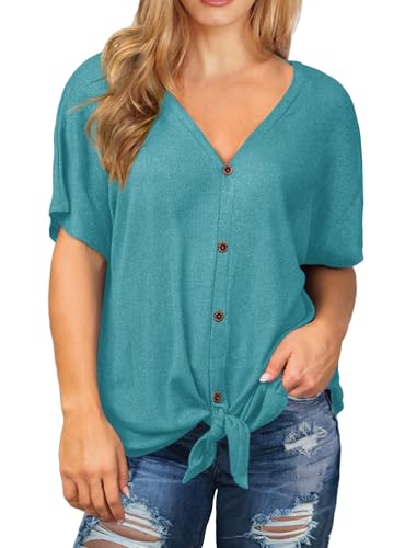 A21-short Sleeve-cyan Blue