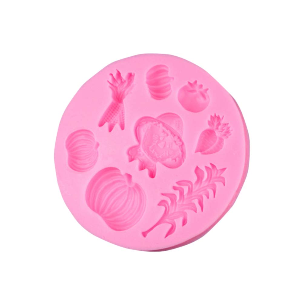 Premium Silicone Pumpkin Cake Mold - Fall & Thanksgiving Baking Supplies for DIY Desserts, Candy, and Vegetable Shaped Treats | Perfect for Home Bakers, Professional Chefs, and Holiday Kitchen Decor