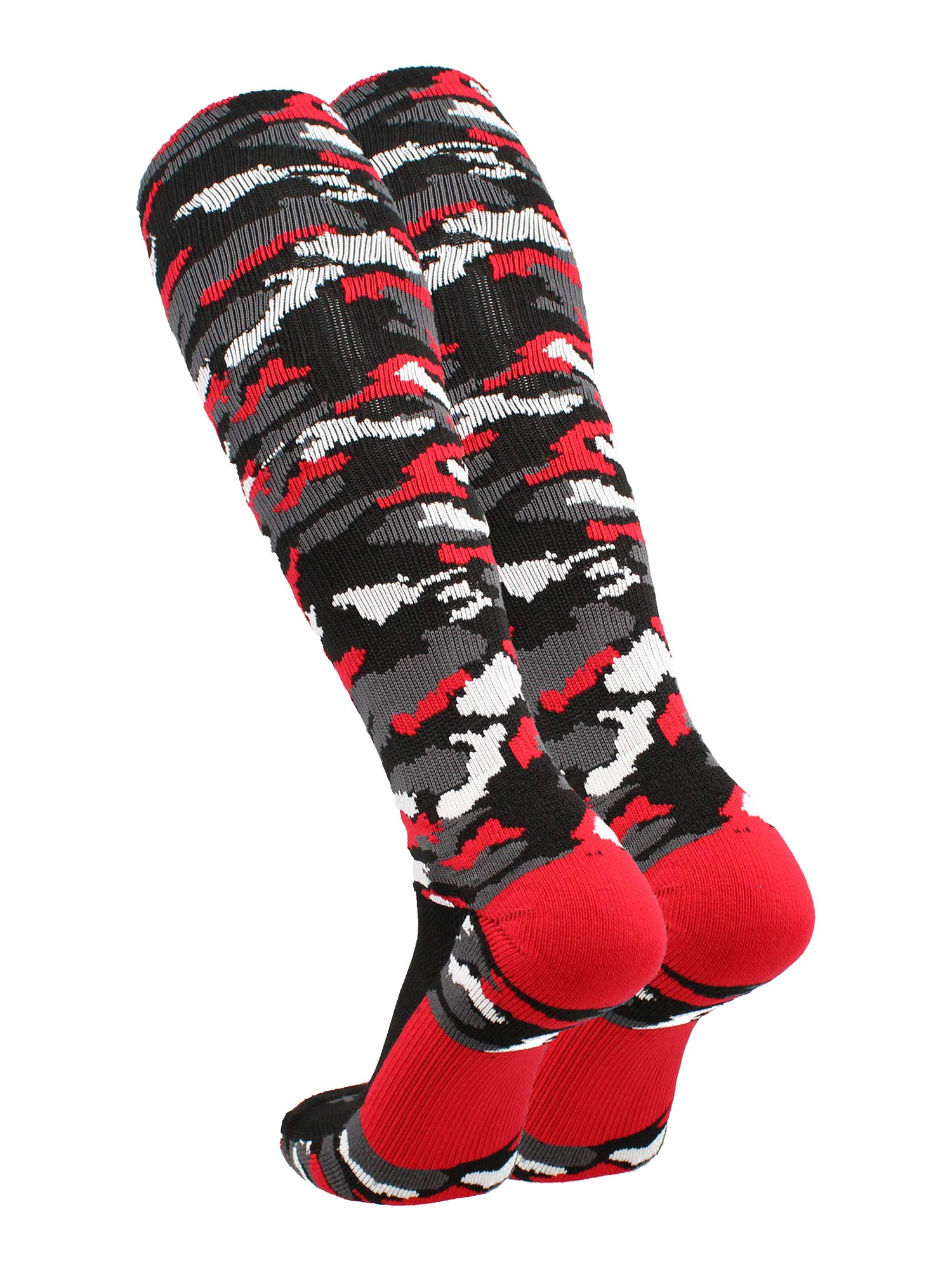 TCK Sports Elite Performance Over The Calf Camouflage Socks for Men - Moisture Wicking, Cushioned Support for Running, Hiking & Outdoor Activities