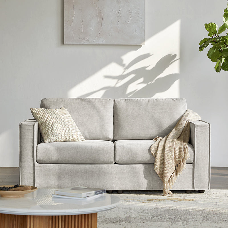 Dilcia 3-Piece Slipcovered Sofa Set - Modern Living Room Furniture with Removable Covers for Easy Cleaning | Perfect for Small Spaces, Apartments & Cozy Home Decor