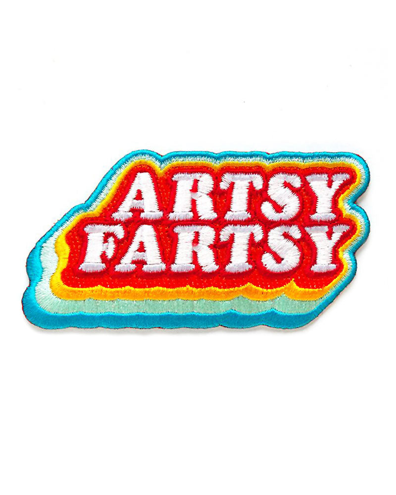 Artsy Fartsy Patch - Creative Iron-On Embroidery Patches for DIY Clothing & Accessories - Perfect for Jackets, Backpacks, Hats & Denim Customization