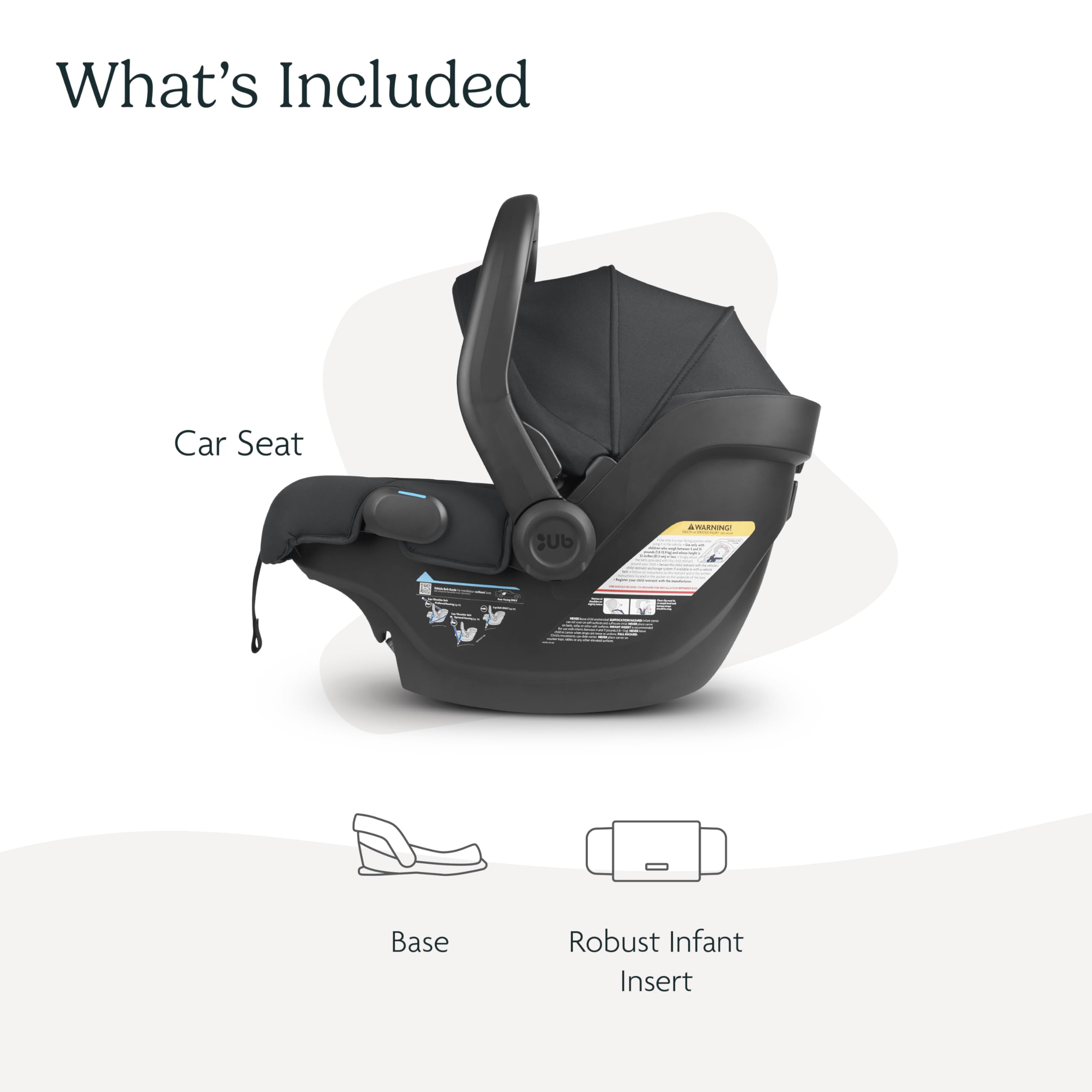 UPPAbaby Mesa V2 Infant Car Seat - Easy Installation with SmartSecure Technology | Includes Base & Robust Infant Insert | Direct Stroller Attachment | Jake (Charcoal) | Perfect for Newborns & Travel Safety