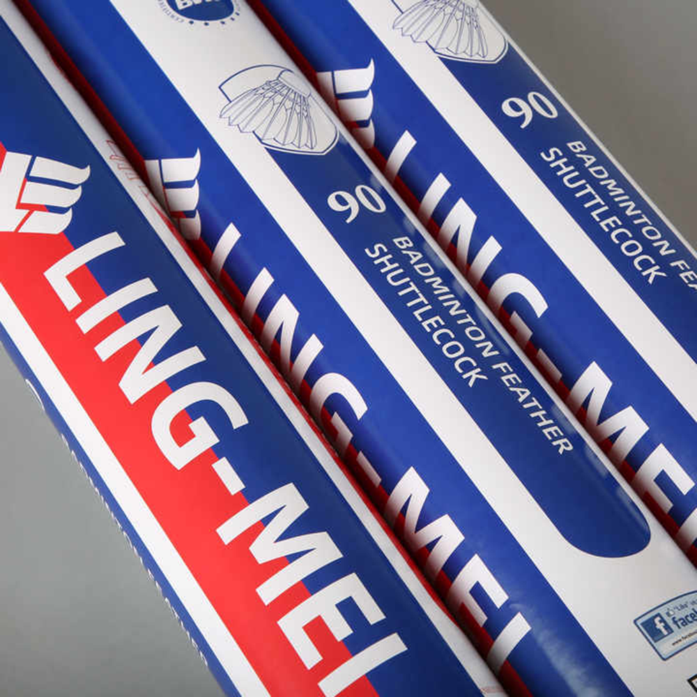 LingMei 90 Badminton Shuttlecocks - Professional Feather Shuttlecocks for Indoor/Outdoor Sports, Training & Tournament Play