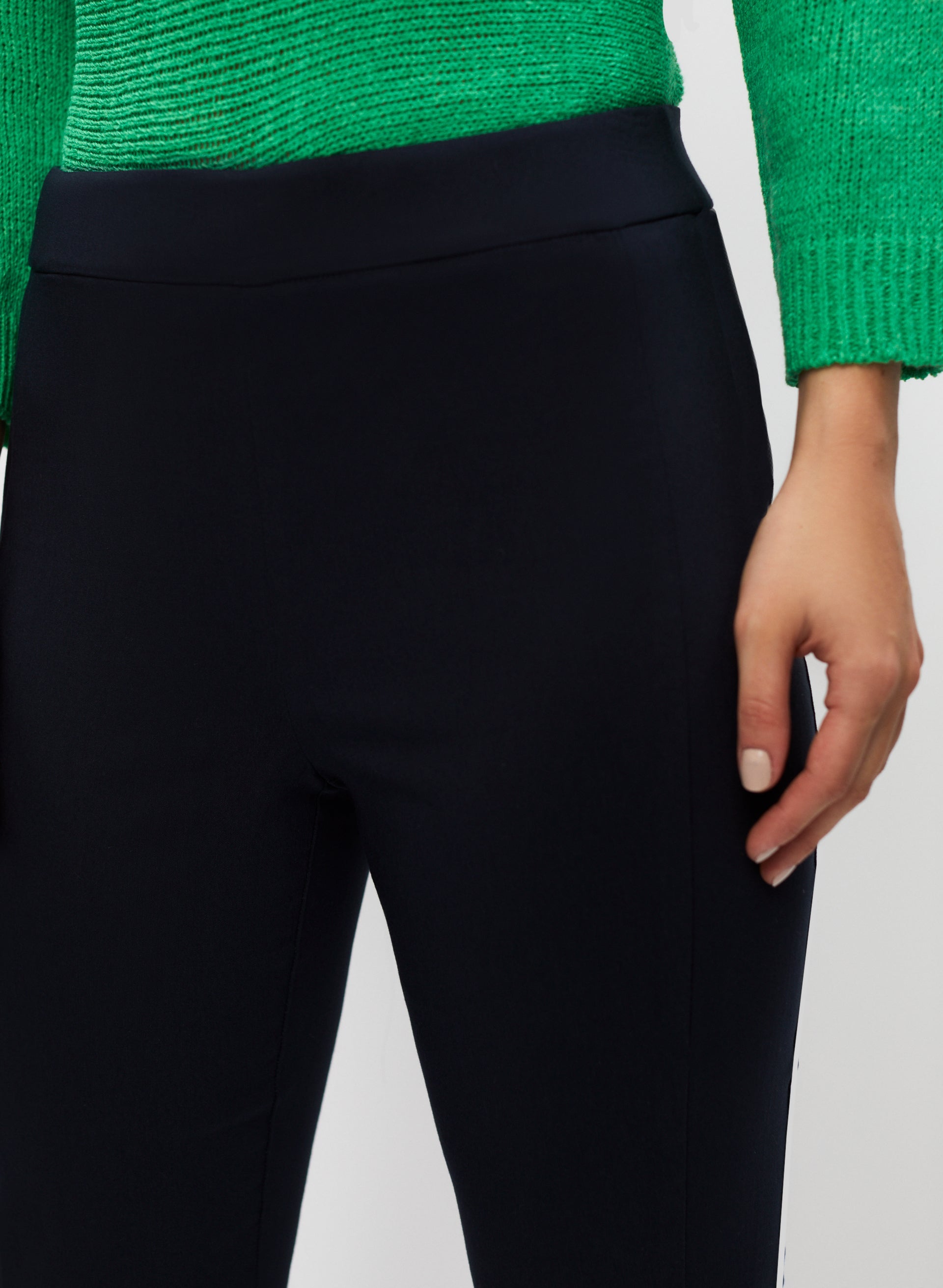 Women's Cross Detail Capris - Stretchy High Waist Yoga Pants for Workout & Lounge - Perfect for Yoga, Gym, Running and Casual Wear