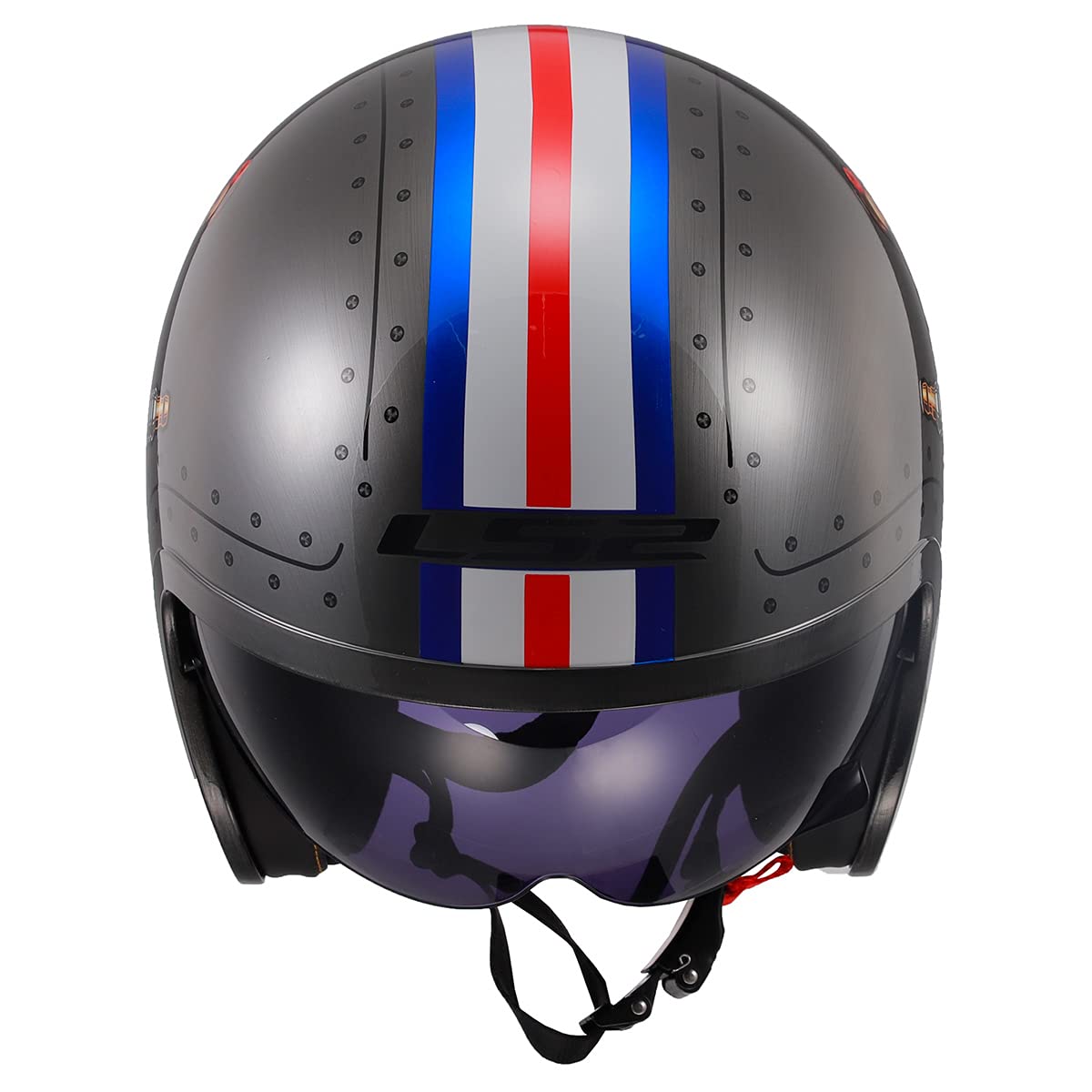LS2 Open Face Spitfire Motorcycle Helmet - DOT Certified Lightweight Street Bike Helmet for Men & Women - Perfect for Cruiser, Scooter, and Urban Riding
