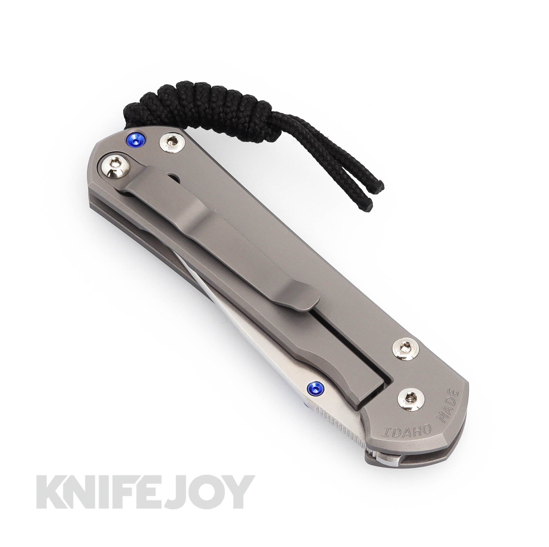 Chris Reeve Knives Small Sebenza 31 Drop Point Folding Knife - Magnacut Blade & Glass Blasted Titanium Handles - EDC, Camping, Hunting, Outdoor Survival Gear