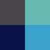 Multi - Charcoal Grey, Navy, Teal, Air Blue