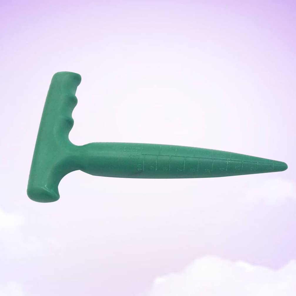 GANAZONO Plastic Transplanting Dibber - Garden Planting Tool with Measurement Scale for Seedlings & Flowers | Perfect for Home Gardening, Greenhouse & Outdoor Planting