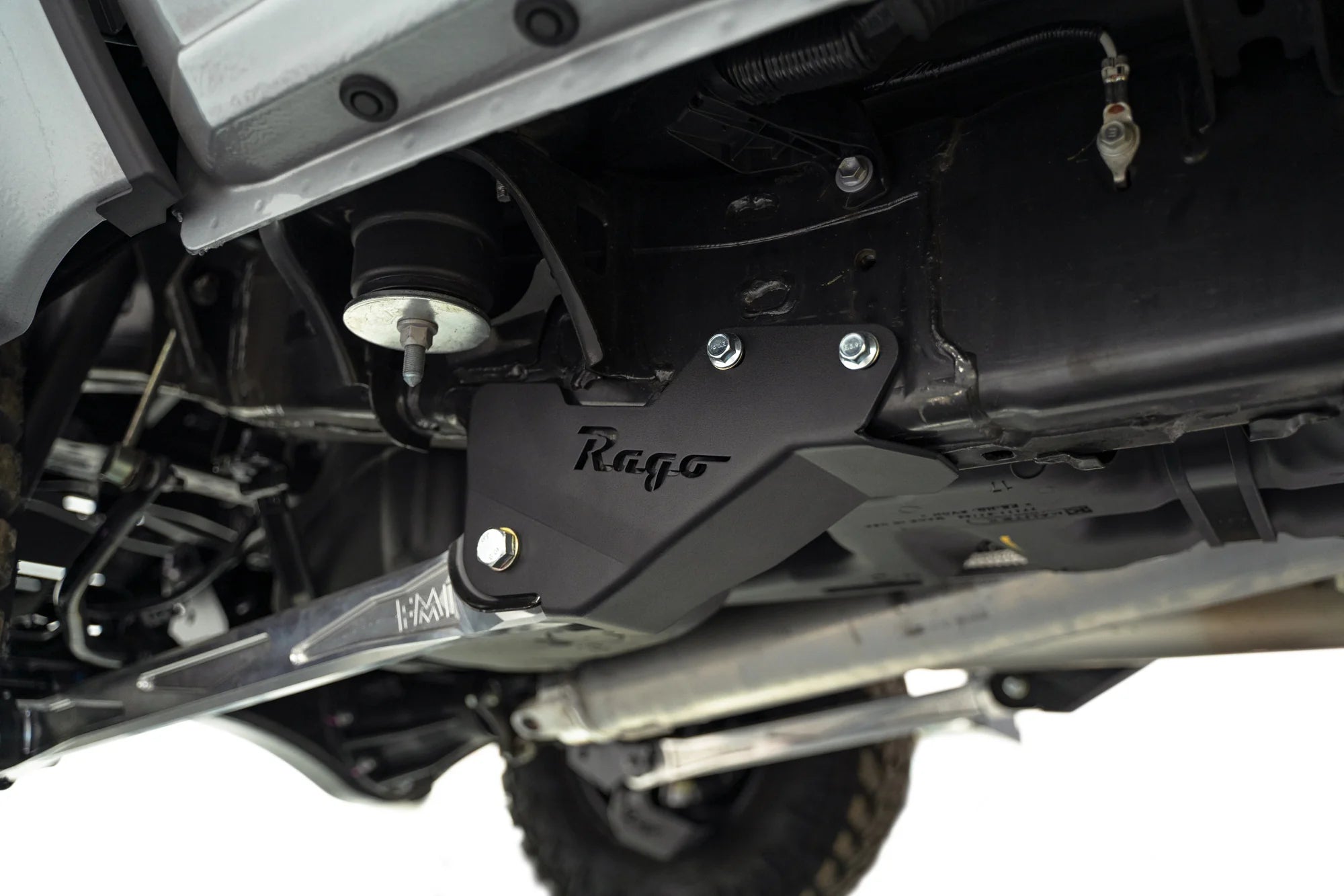 Rago Fabrication Heavy Duty Trailing Arm Skid Plates for 2024+ Toyota Tacoma Off-Road Protection - Perfect for Rock Crawling & Overlanding Adventures