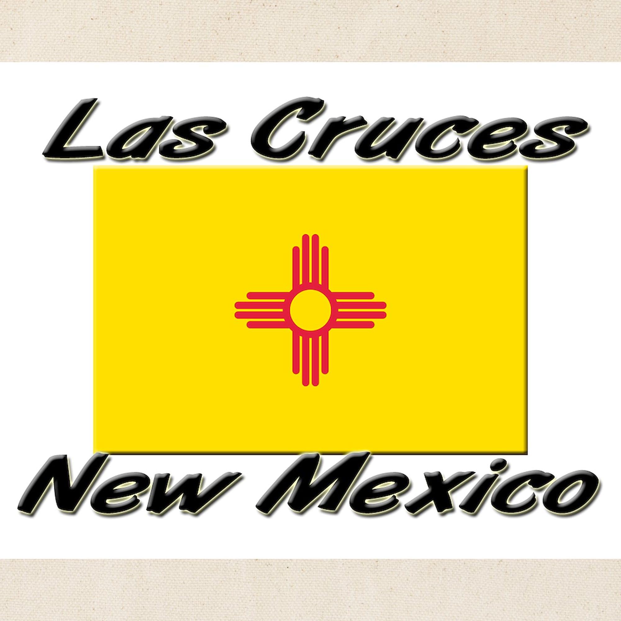 Las Cruces New Mexico Tote Bag - Natural Canvas Reusable Shopping Bag for Groceries, Beach & Everyday Use