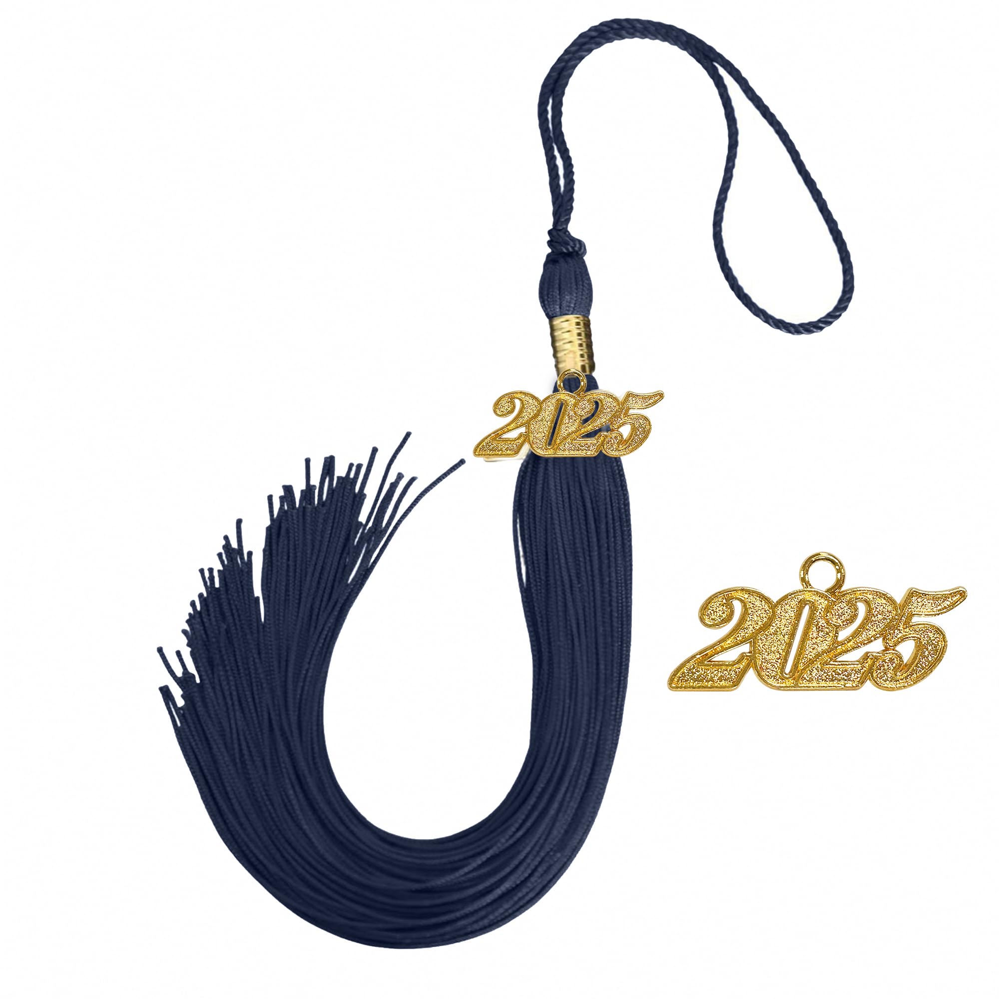 2025 Graduation Cap Tassel with Year Charm - Happy Secret Graduation Tassel Accessories for High School & College Ceremonies - Perfect for Graduation Photos, Parties & Commencement Decorations