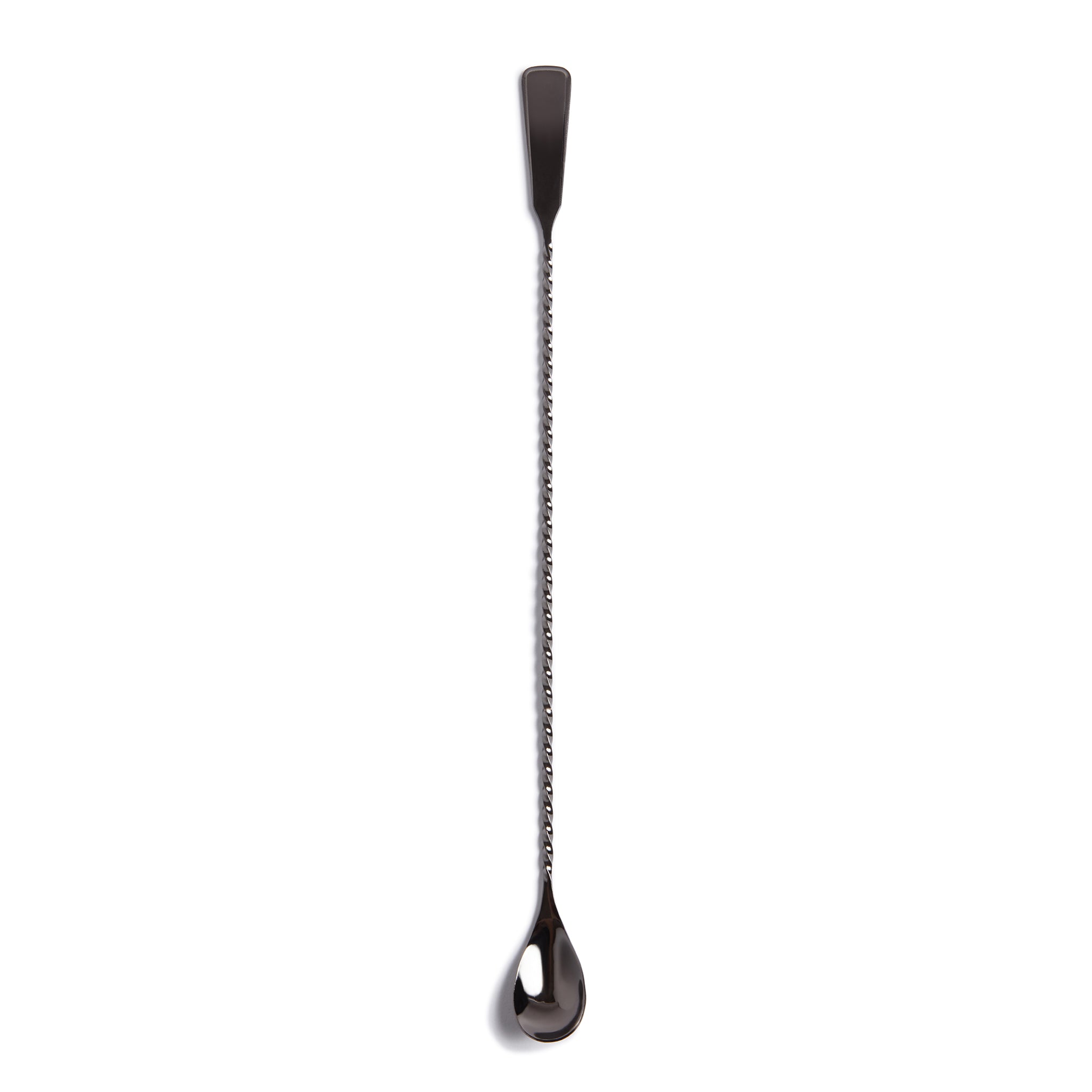 BROMLEY™ Premium Bar Spoon - Gunmetal Black - 36cm Cocktail Mixing Tool for Bartenders & Home Bars - Perfect for Crafting Cocktails, Stirring Drinks & Garnishing