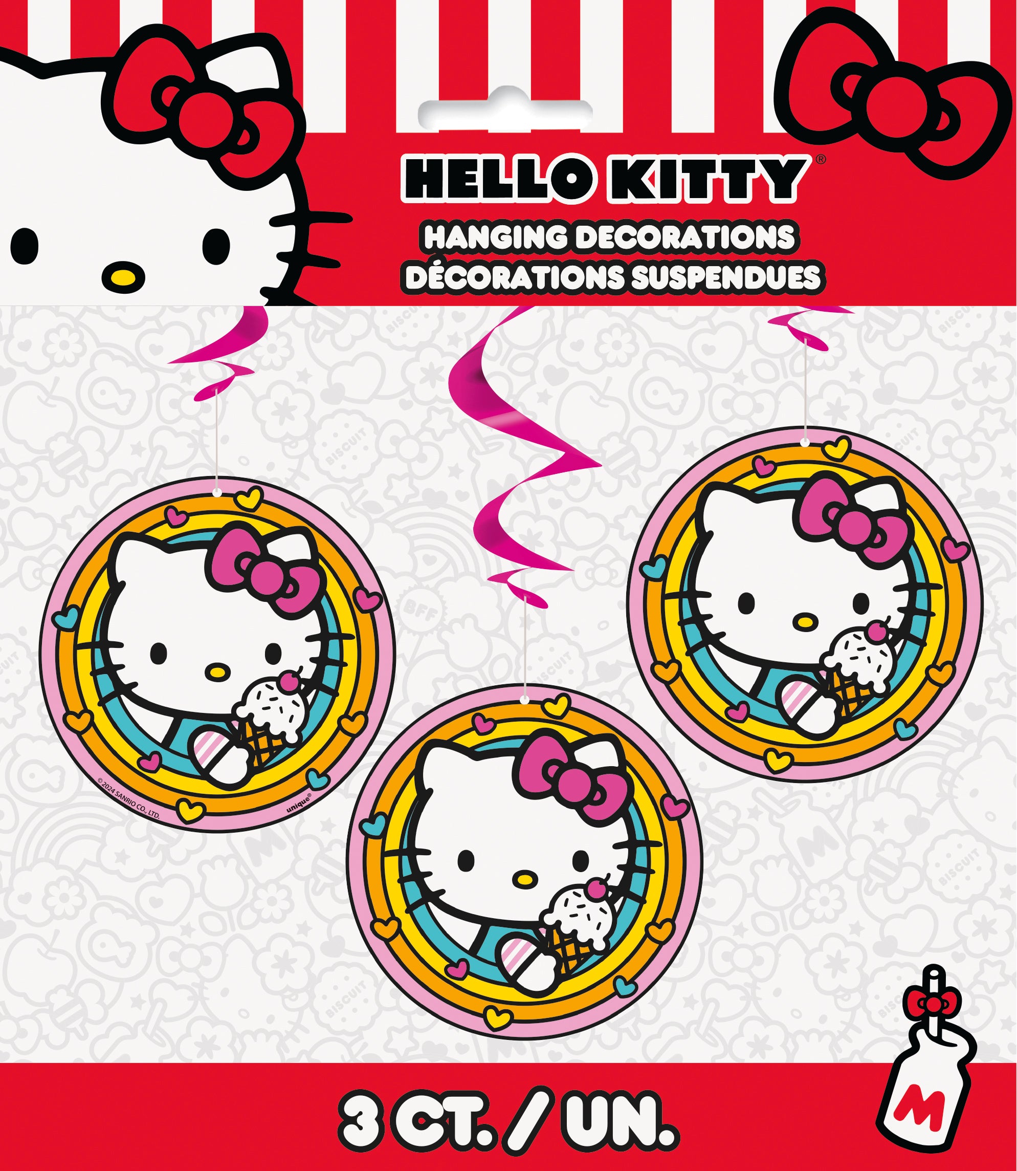 Hello Kitty & Friends Swirl Hanging Decorations - 26