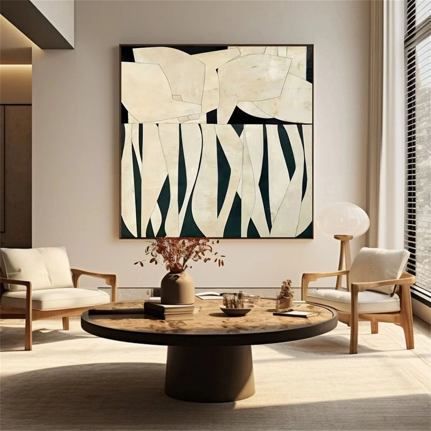 Abstract Tranquility Art Painting #WS215 - Modern Canvas Wall Art for Living Room, Bedroom & Office Decor