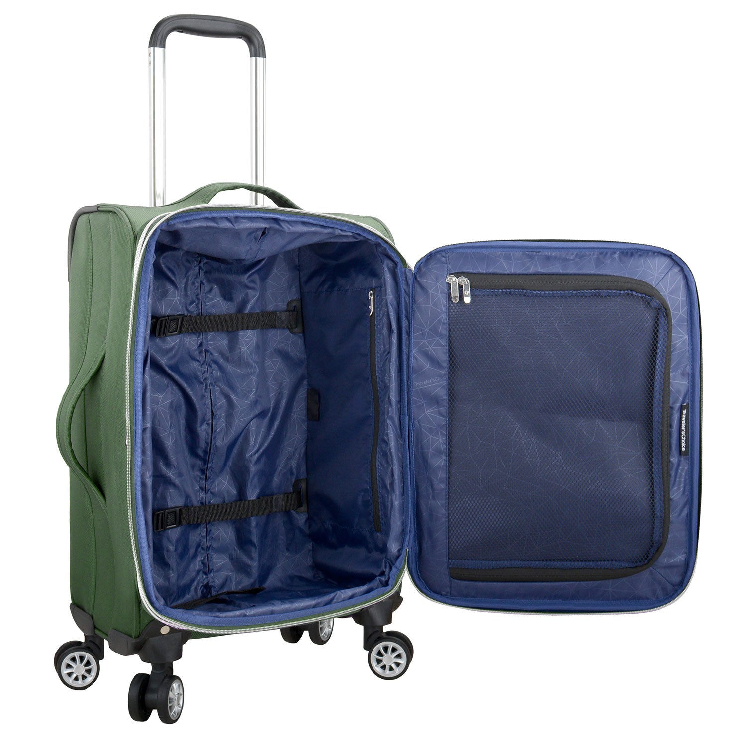 Lares 3-Piece Expandable Luggage Set with Spinner Wheels - Perfect for International Travel & Family Vacations
