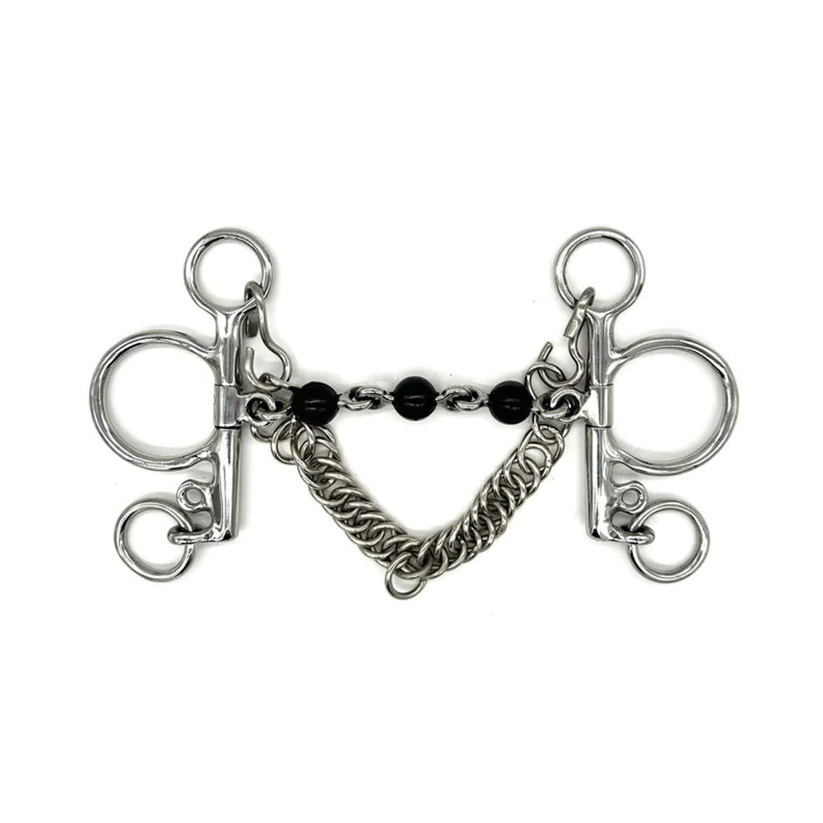 AJR Rubber Waterford Pelham Bit – Durable Horse Bit for English Riding, Training & Show – Comfortable & Gentle for Horses