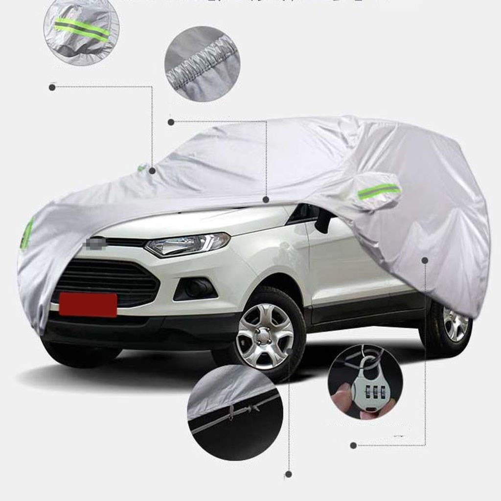 Waterproof Breathable Car Cover for Ford EcoSport - Universal Fit, UV Protection & Rainproof - Perfect for Outdoor Parking, Travel & Long-Term Storage