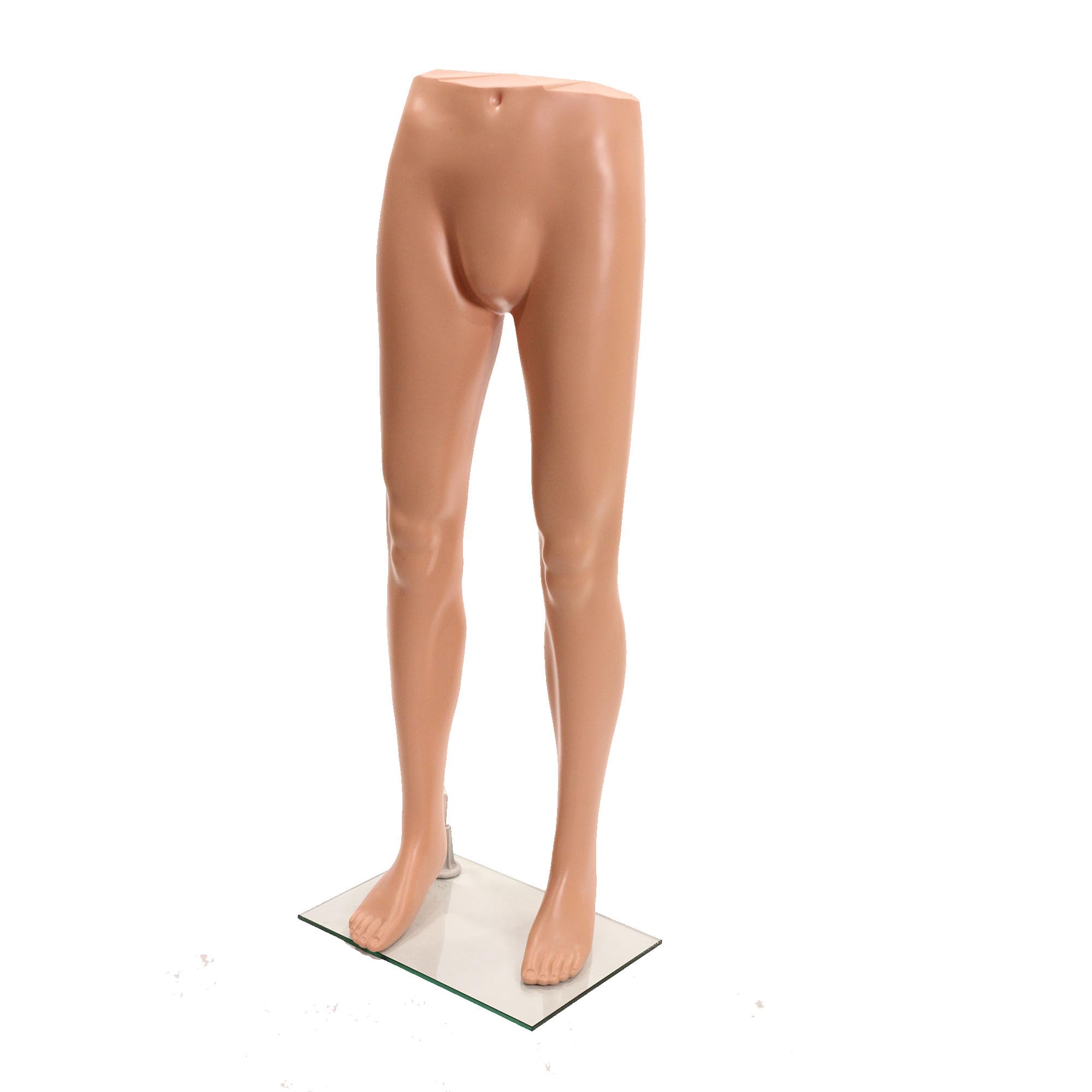 SSWBasics Male Plastic Mannequin Leg Form - 46