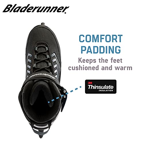 Rollerblade Igniter XT Women's Ice Skates - Bladerunner Ice Model in Black & Winter Green | Perfect for Recreational Skating, Ice Hockey Practice & Winter Outdoor Activities
