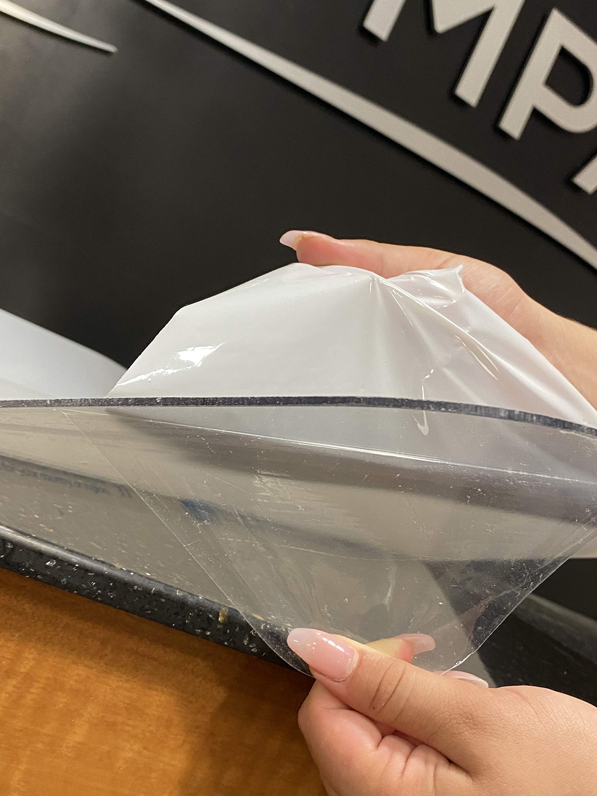 Extra Large Sneeze Guard Partition - 1 Piece Clear Protective Screen for Countertop, Desk & Food Service - Ideal for Restaurants, Offices & Retail Spaces