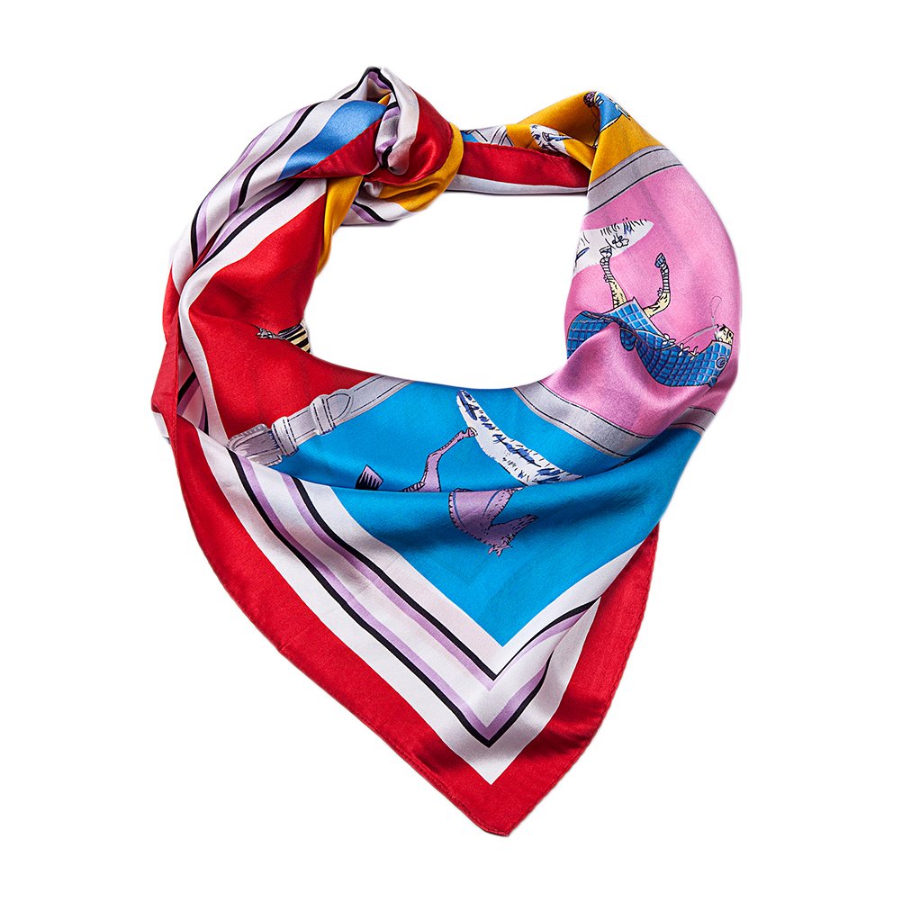 Pure Silk Scarf for Women - Lightweight Long Head Wrap Shawl - Elegant Fashion Accessory for Office, Wedding & Travel Gifts