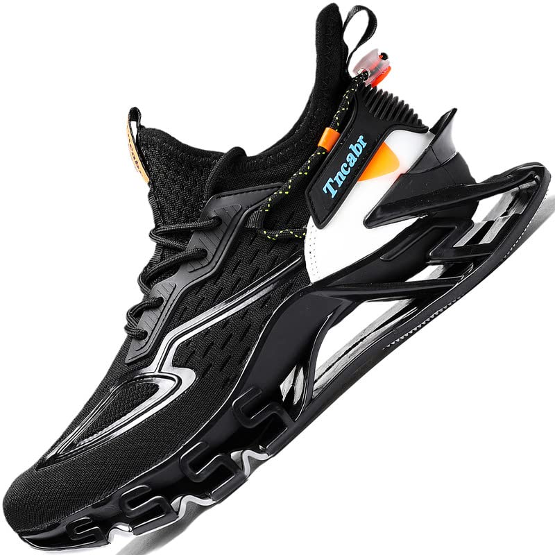 **DZUJY Men's Athletic Running Shoes - Lightweight Trail Tennis Sneakers for Gym, Basketball, Hiking & Casual Walking - White, Black, Grey (Multiple Sizes Available) - Perfect for Sports, Workouts & Everyday Wear**