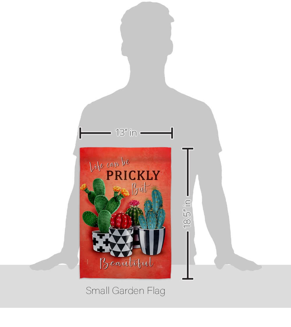 Southwest Desert Cactus Garden Flag - Double-Sided Yard Decor for Home & Gifts