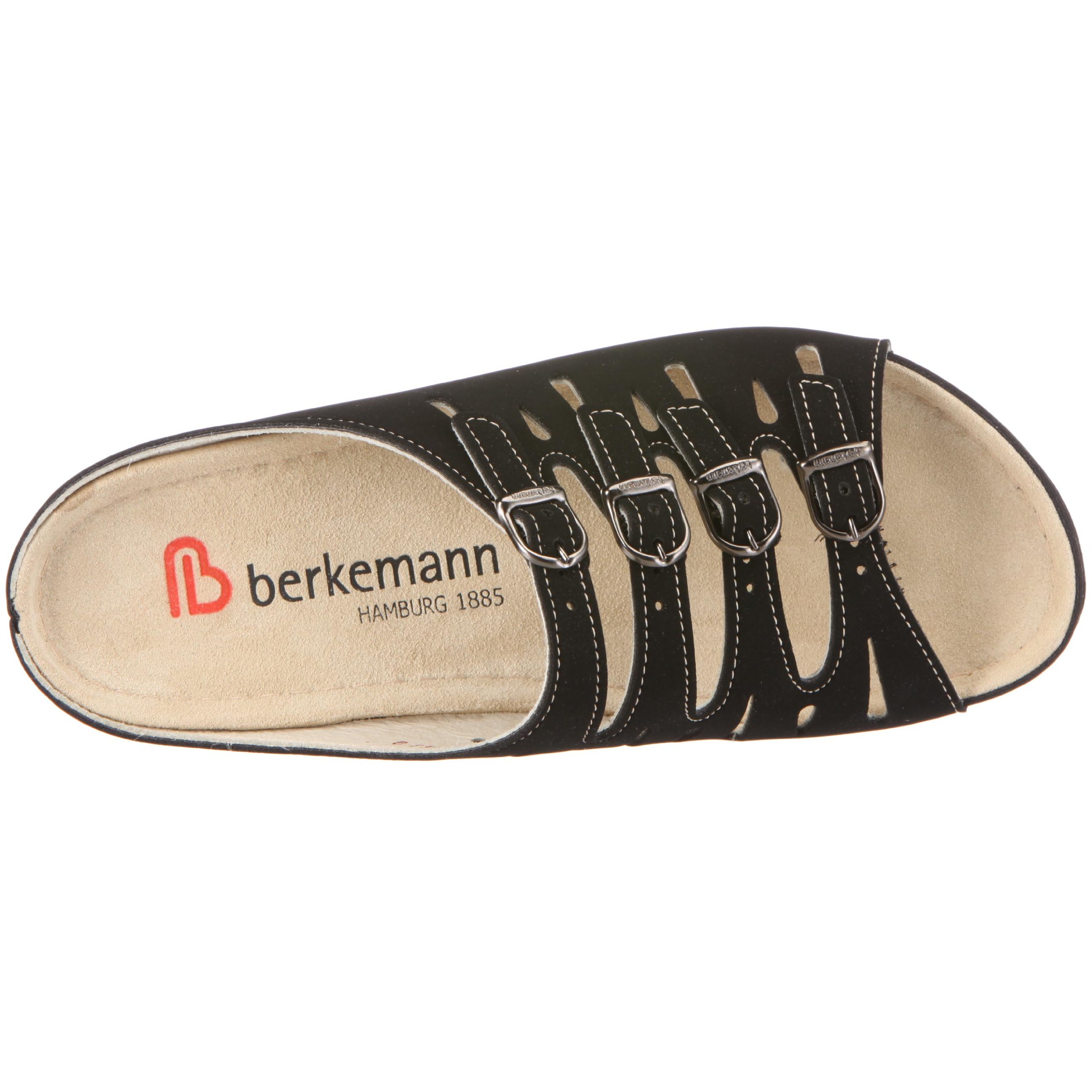 Berkemann Women's Comfortable Slip-On Mules - Soft Leather House Shoes for Relaxing at Home, Lounging & Indoor Wear