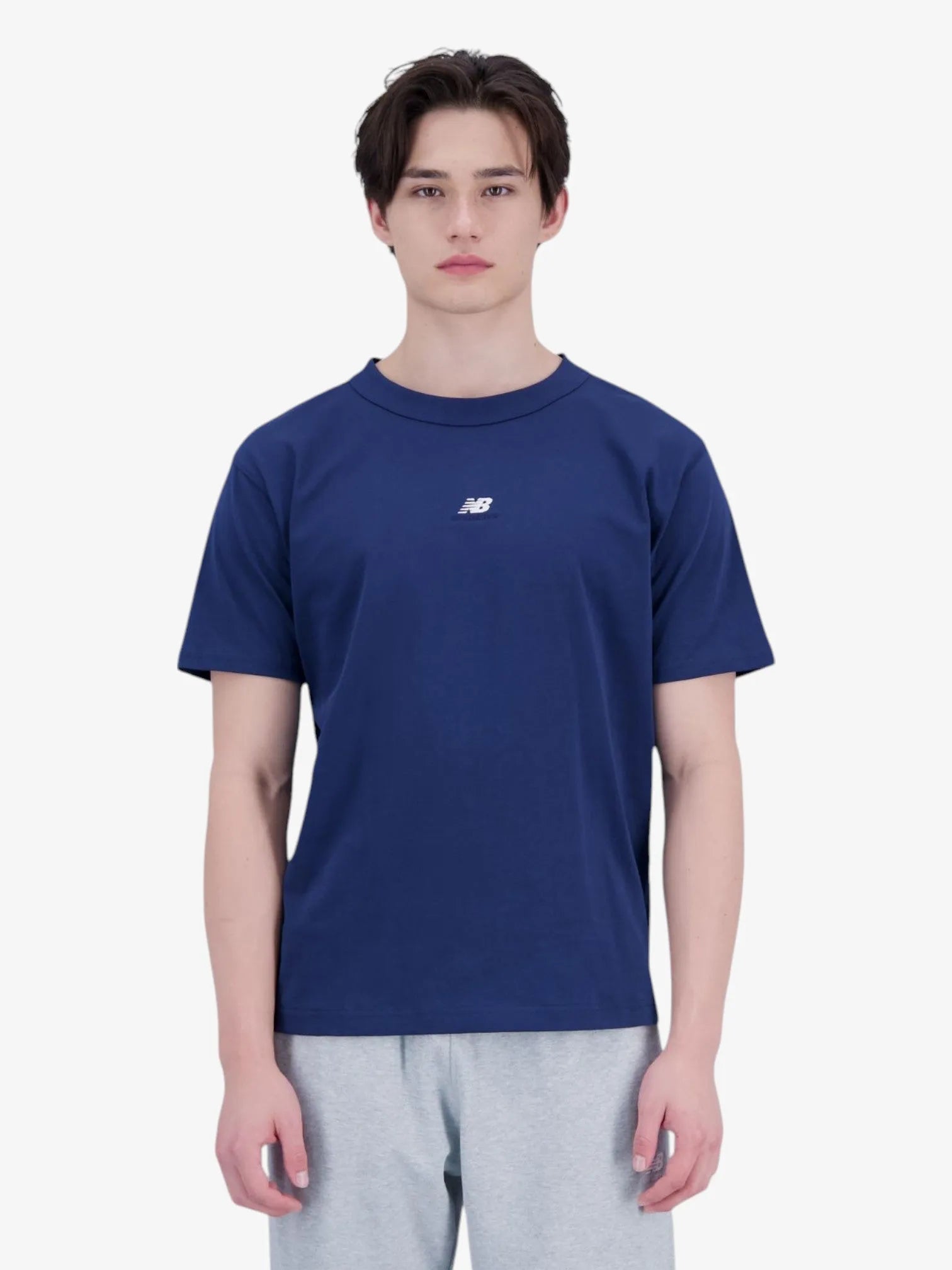 New Balance Athletics Remastered Blue T-Shirt for Men & Women - Lightweight, Breathable Running & Gym Workout Tee