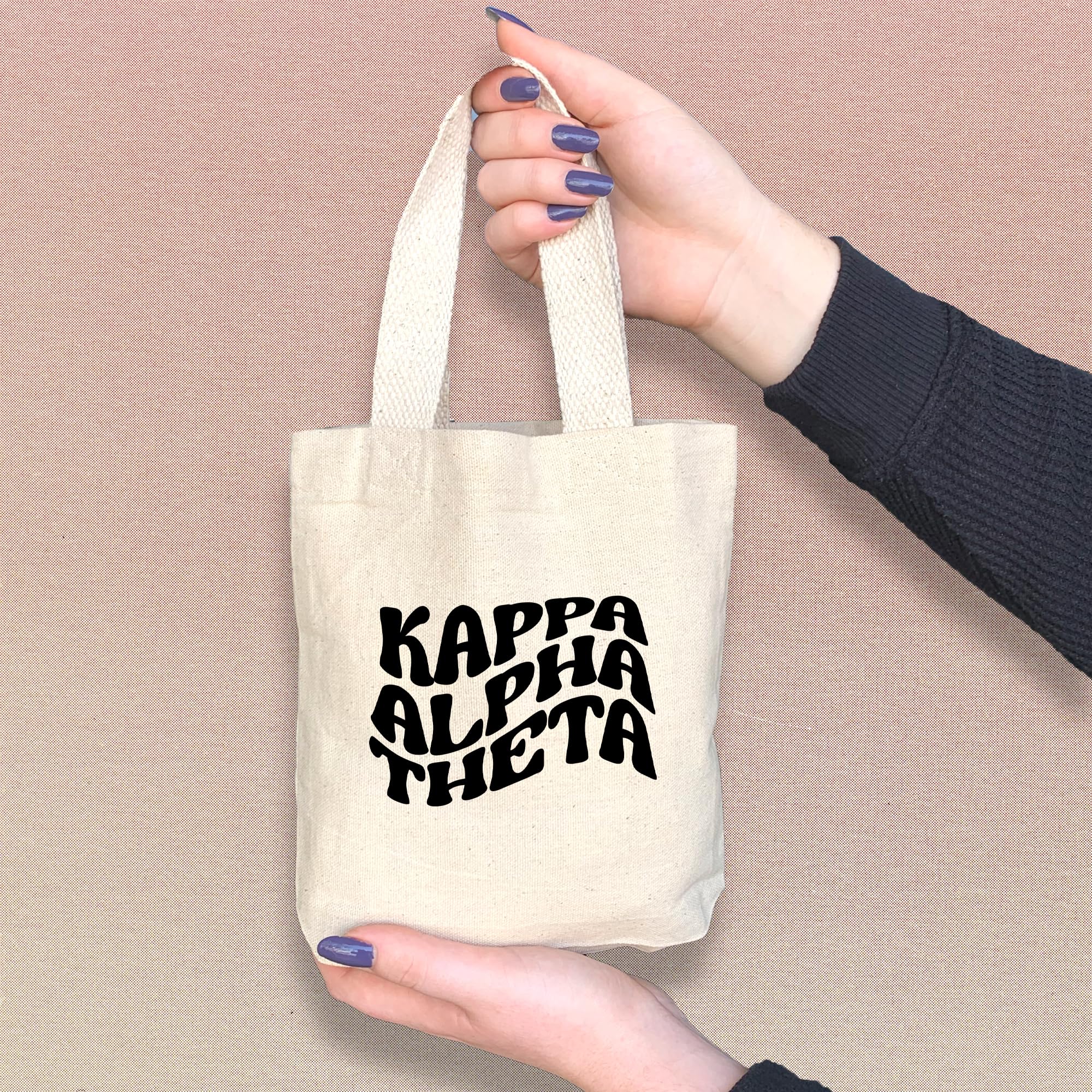 Mod Design Mini Tote Bag - Sorority Gifts & Goodie Bags for Women - Cute Small Handbag for College, Bridesmaids & Birthday Parties - Perfect for Greek Life Events, Campus Essentials & Gift Giving