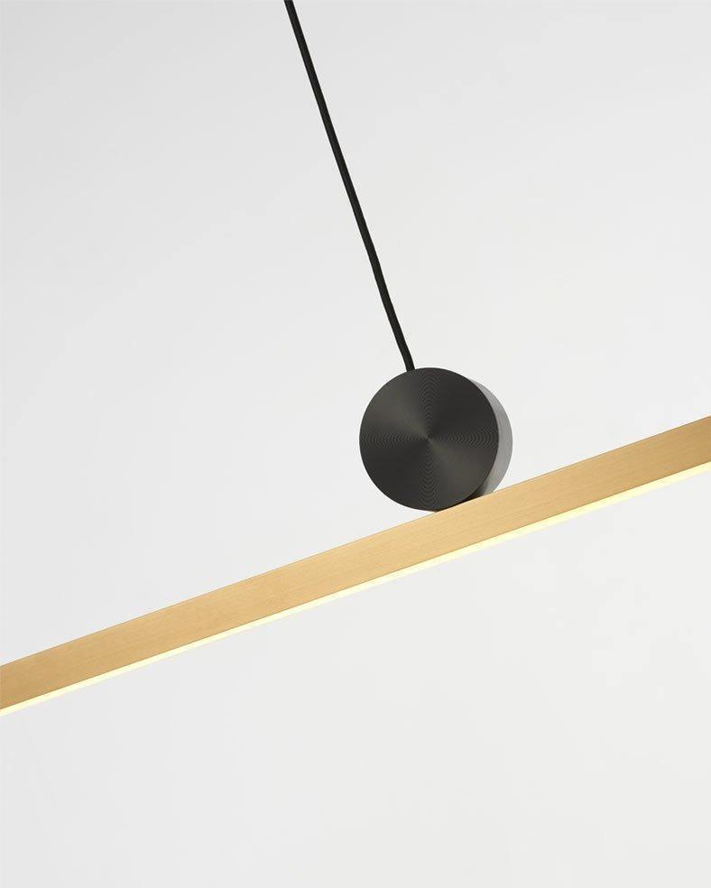 Modern Cale Suspension Lamp - Adjustable Hanging Pendant Light for Kitchen Island, Dining Room & Living Room - Industrial Style Ceiling Fixture with Edison Bulb