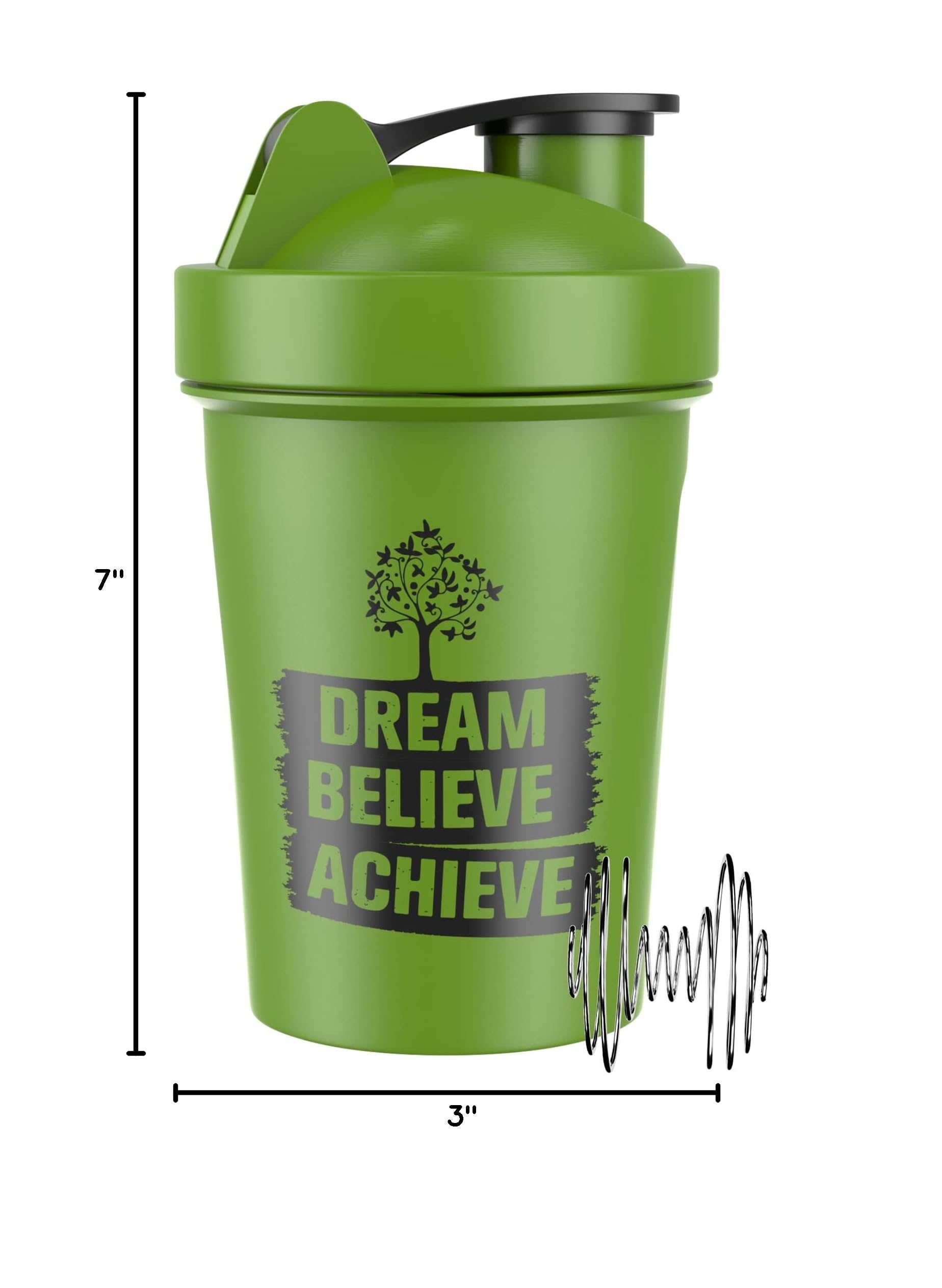 5 Pack 20oz Protein Shaker Bottles - BPA-Free, Dishwasher Safe Mixing Cups for Protein Powder, Pre-Workout & Smoothies - Perfect for Gym, Fitness & Post-Workout Recovery