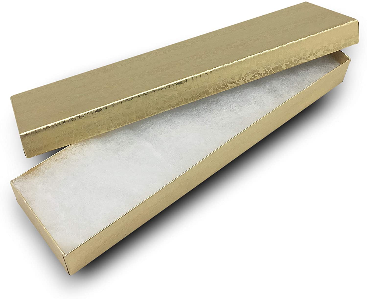 6 Pack Gold Foil Jewelry Gift Boxes 8