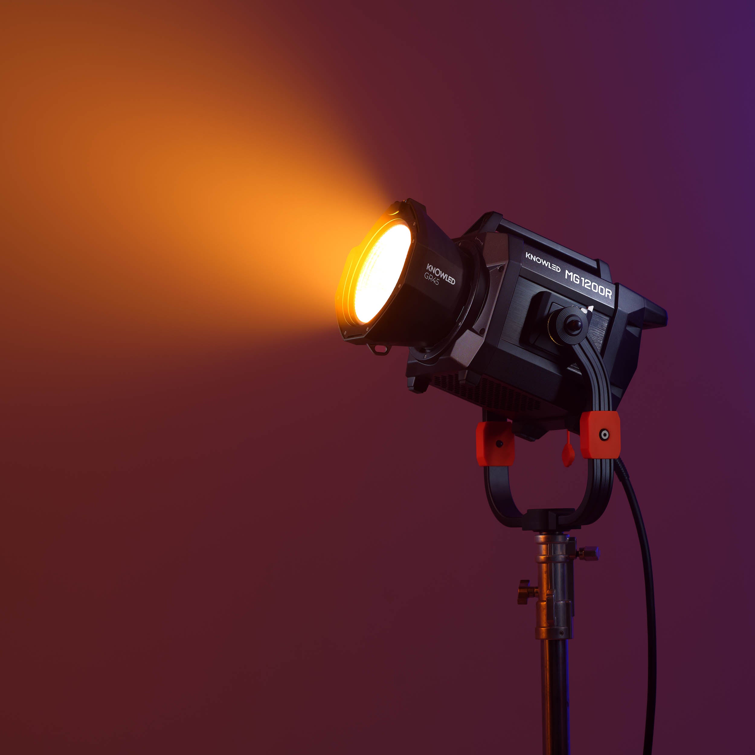 KNOWLED MG1200R RGB LED Video Light - Professional Cine Lighting Kit with Flight Case & K3 Accessories for Film, Photography, and Studio Production