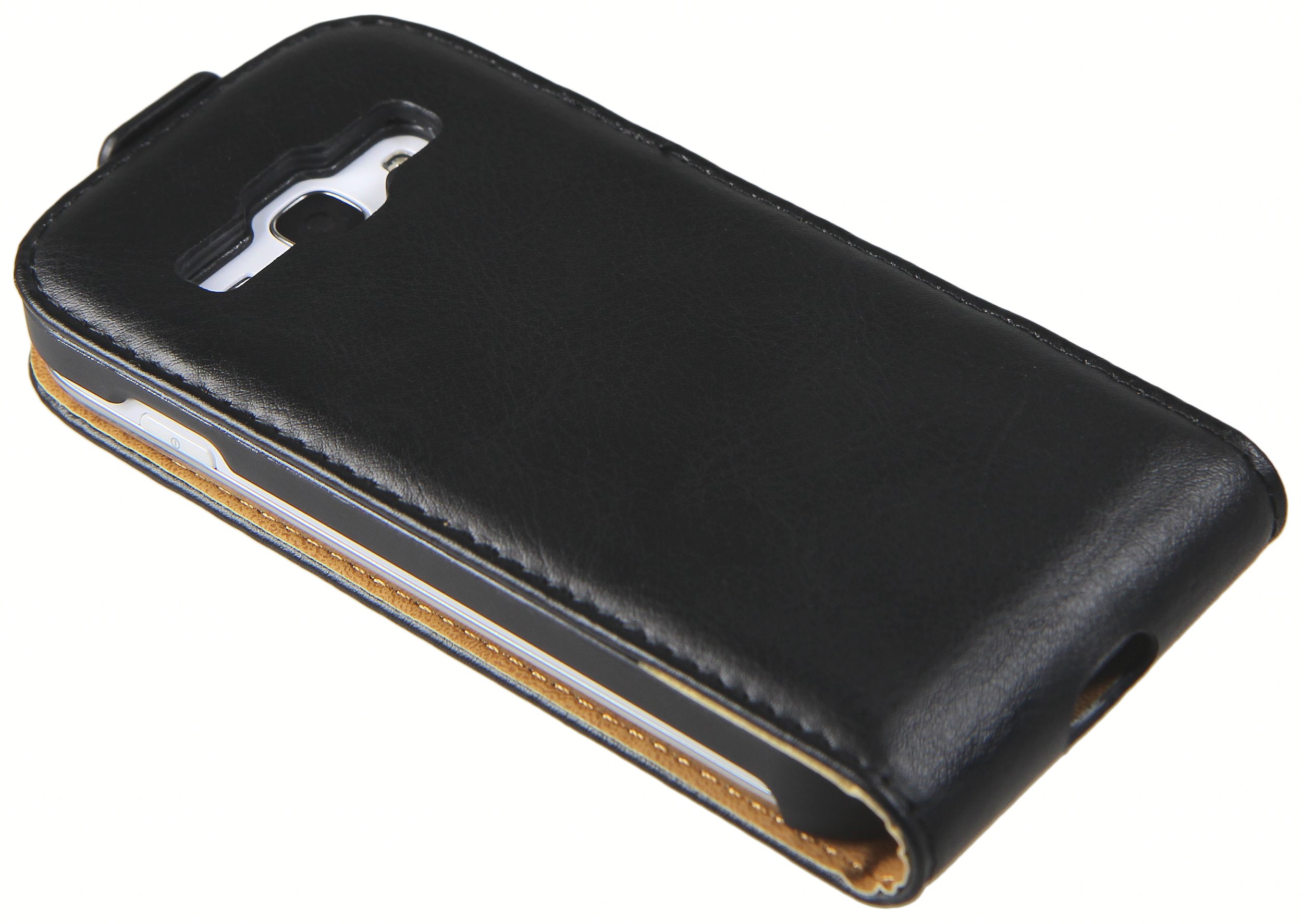 Premium Genuine Leather Case for Samsung Galaxy Ace Duos - Protective Clasp & Slim Fit Design | Perfect for Business, Travel & Everyday Use