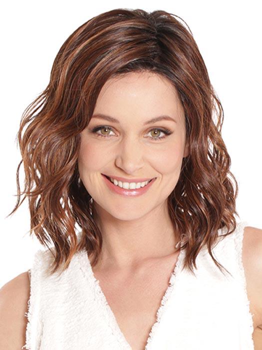 Amaretto Synthetic Lace Front Wig - Natural Looking Human Hair Replacement for Women | Perfect for Cosplay, Daily Wear & Special Occasions