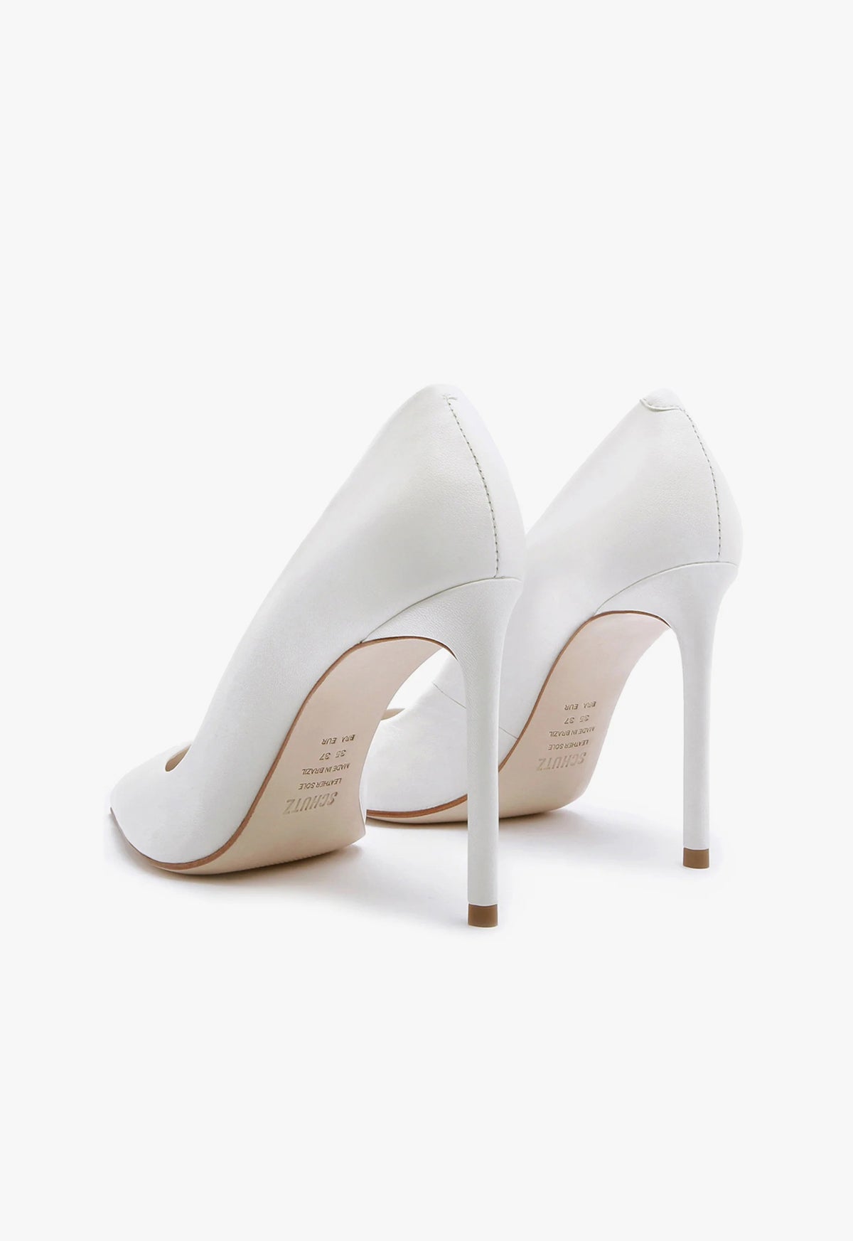 Lou High Stiletto White Pump - Elegant Women's Heels for Parties, Weddings & Special Occasions | Comfortable & Stylish Dress Shoes