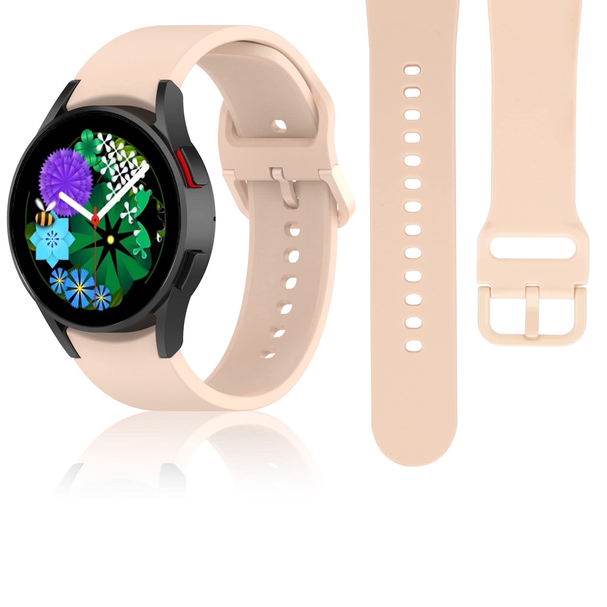 10 Pack Samsung Galaxy Watch 4/5 Bands - Compatible with Galaxy Watch 4 & 5 - Soft Silicone Replacement Straps for Women & Men - Perfect for Workouts, Running & Daily Wear