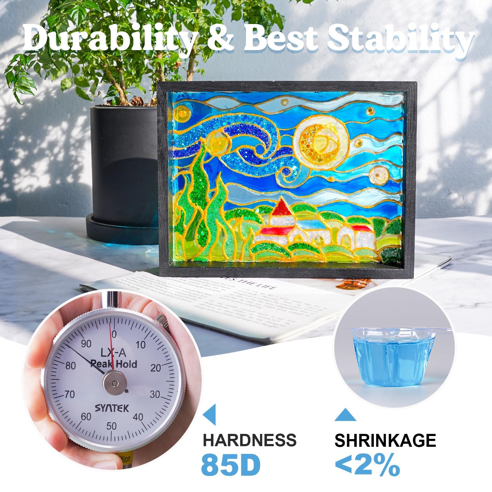UV Resin Kit with UV Light & Neon Pigment Powder - Complete DIY Jewelry Making Set for Epoxy Resin Crafts, Pendants, Keychains - Perfect for Beginners & Artists