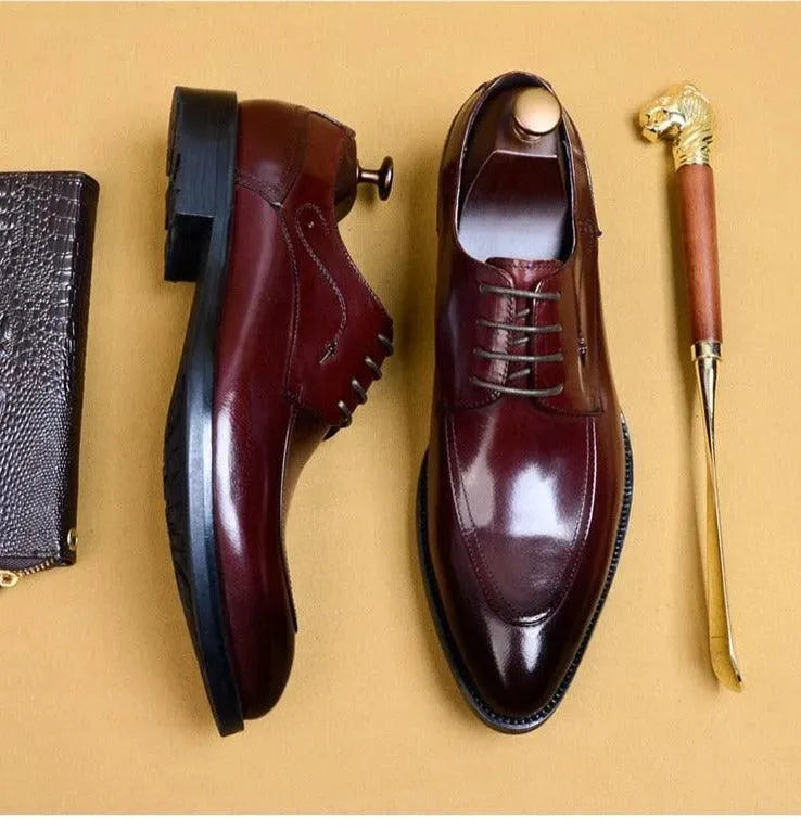 Premium Men's Dress Shoes - Michelangelo Oxford Shoes for Business, Formal Events & Weddings - Comfortable & Stylish Leather Business Attire